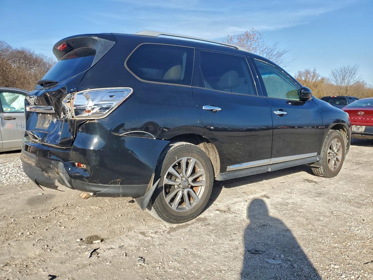 2013 Nissan Pathfinder S Black vin: 5N1AR2MNXDC644441