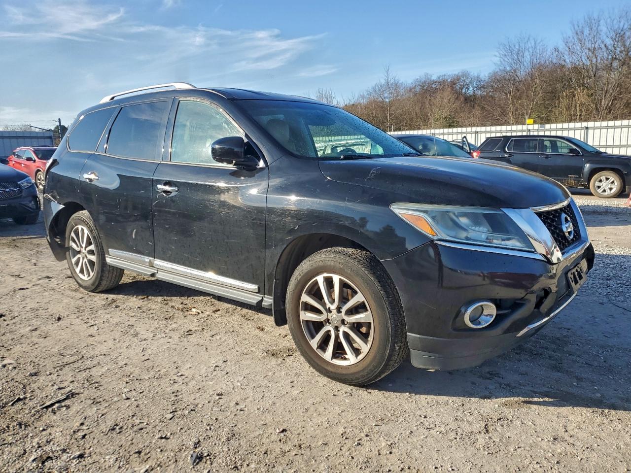 2013 Nissan Pathfinder S Black vin: 5N1AR2MNXDC644441