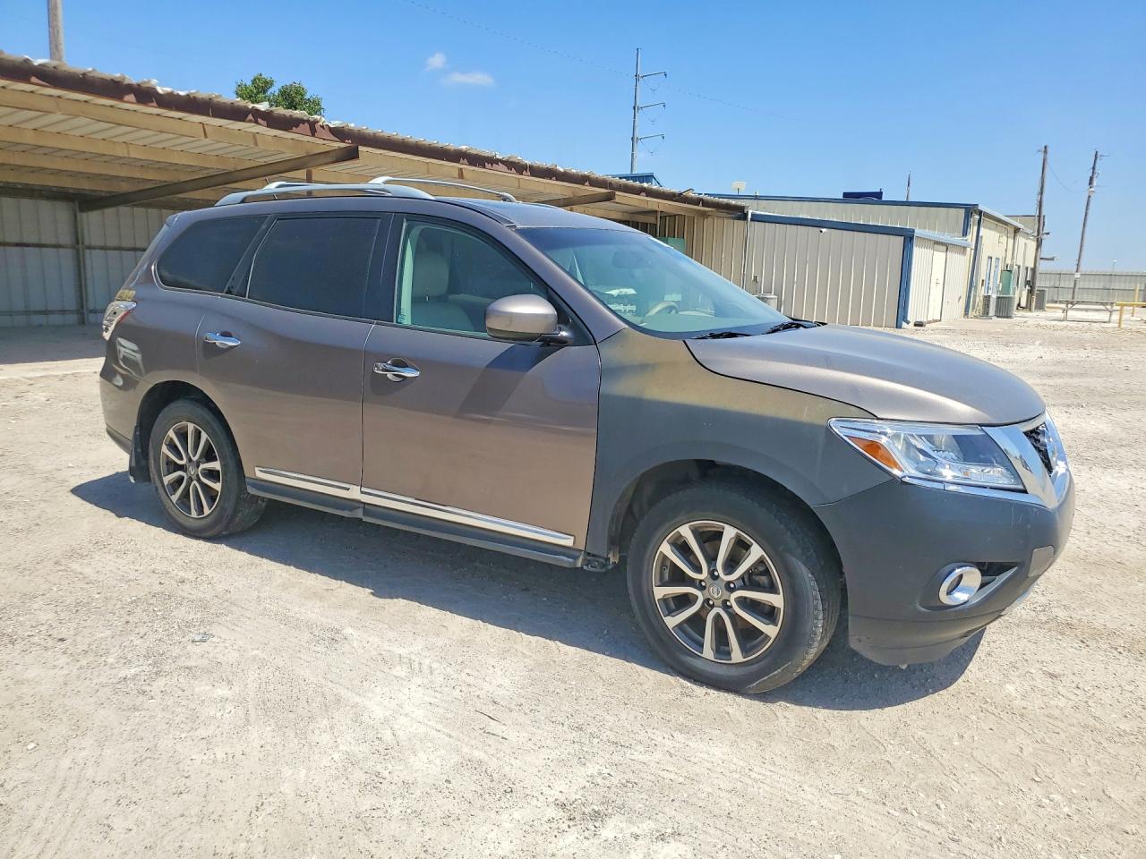 2013 Nissan Pathfinder S Серый vin: 5N1AR2MNXDC646836
