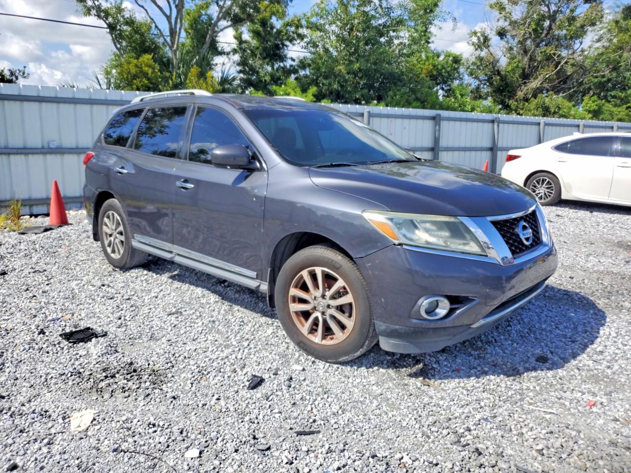 2013 Nissan Pathfinder S Серый vin: 5N1AR2MNXDC661787