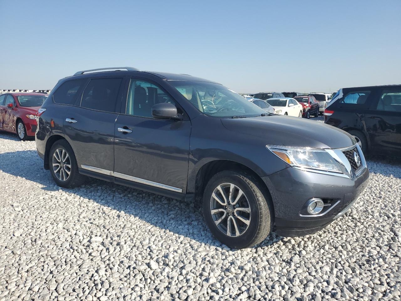 2013 Nissan Pathfinder S Gray vin: 5N1AR2MNXDC664608