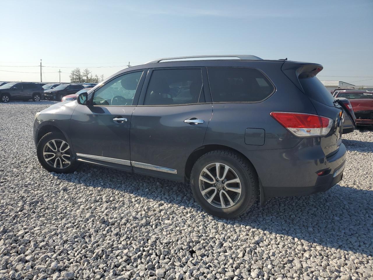 2013 Nissan Pathfinder S Gray vin: 5N1AR2MNXDC664608