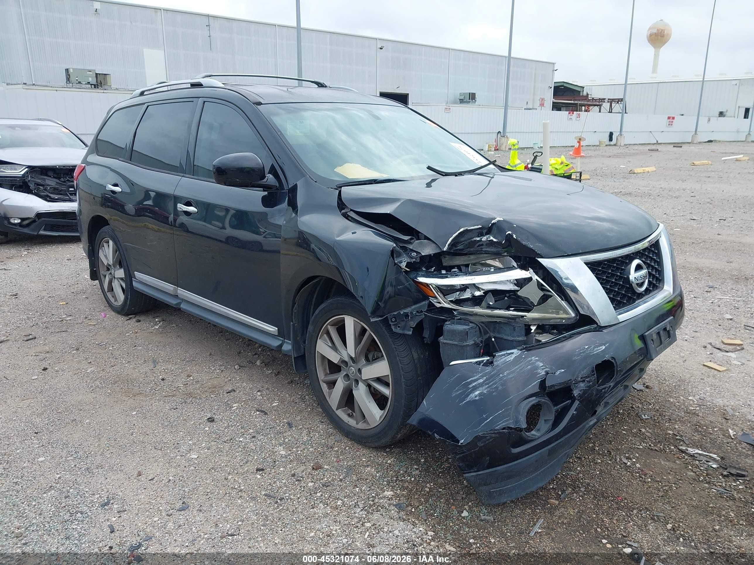 2013 Nissan Pathfinder Platinum Black vin: 5N1AR2MNXDC672353