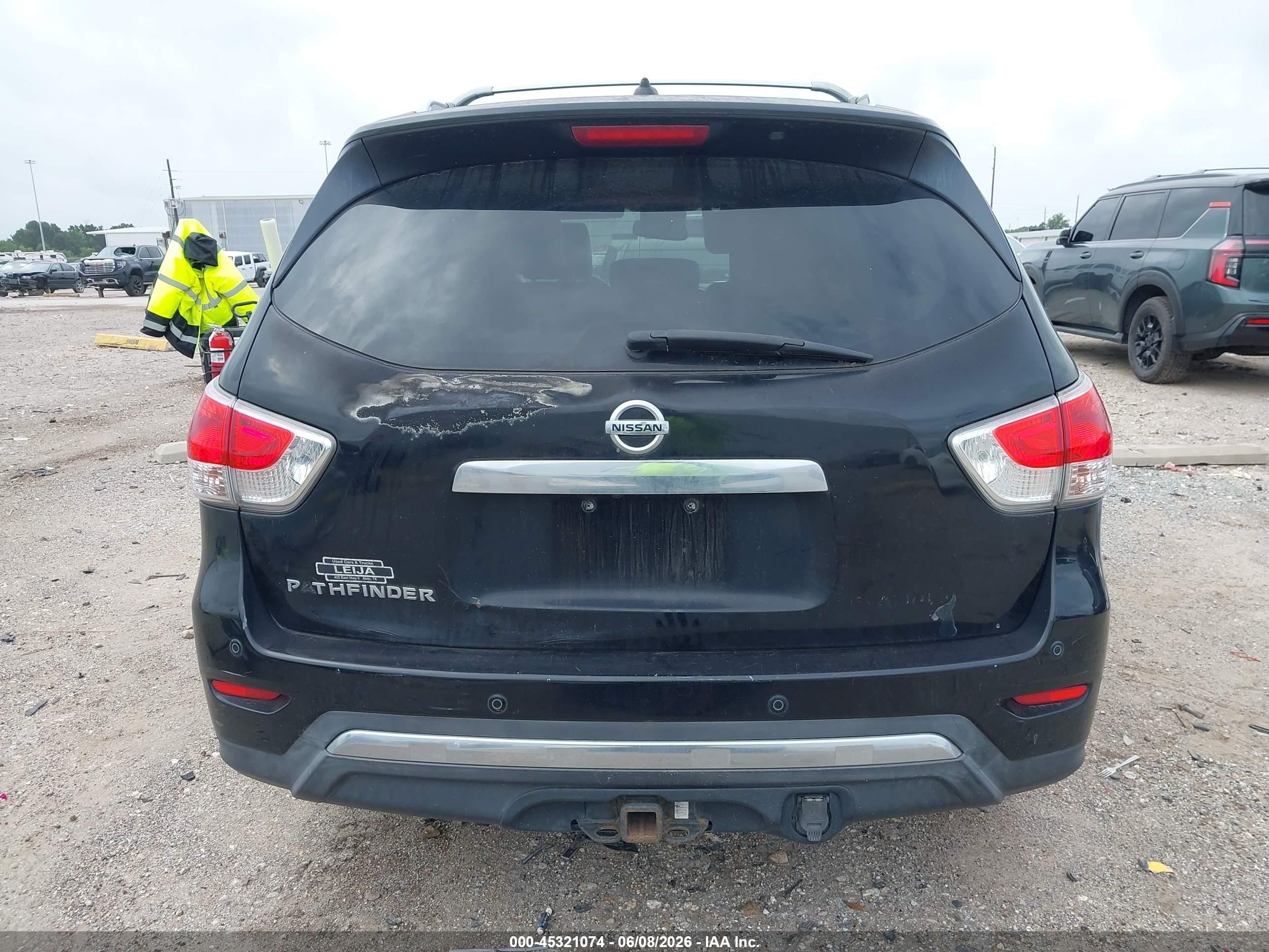 2013 Nissan Pathfinder Platinum Black vin: 5N1AR2MNXDC672353