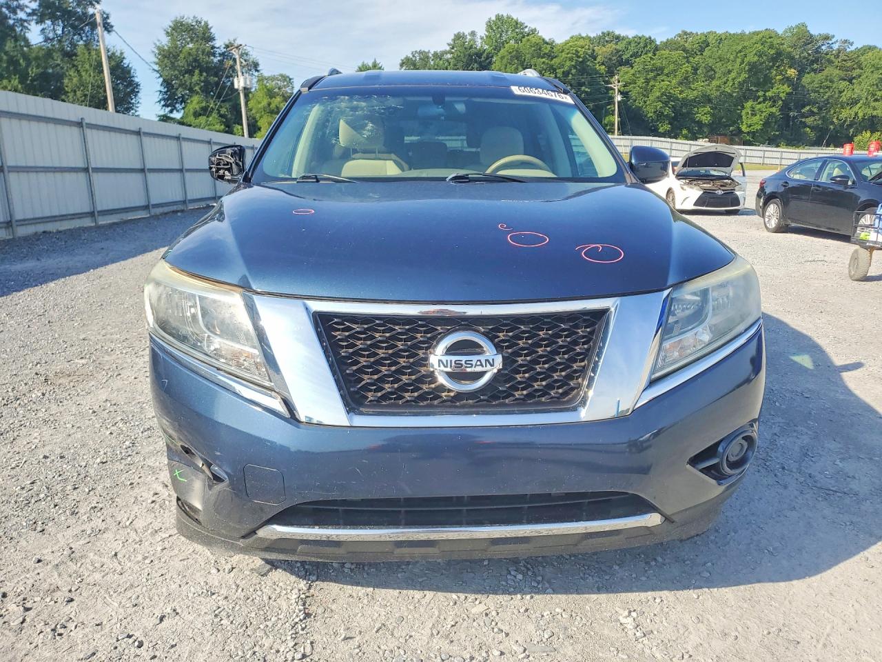 2013 Nissan Pathfinder S Blue vin: 5N1AR2MNXDC680498