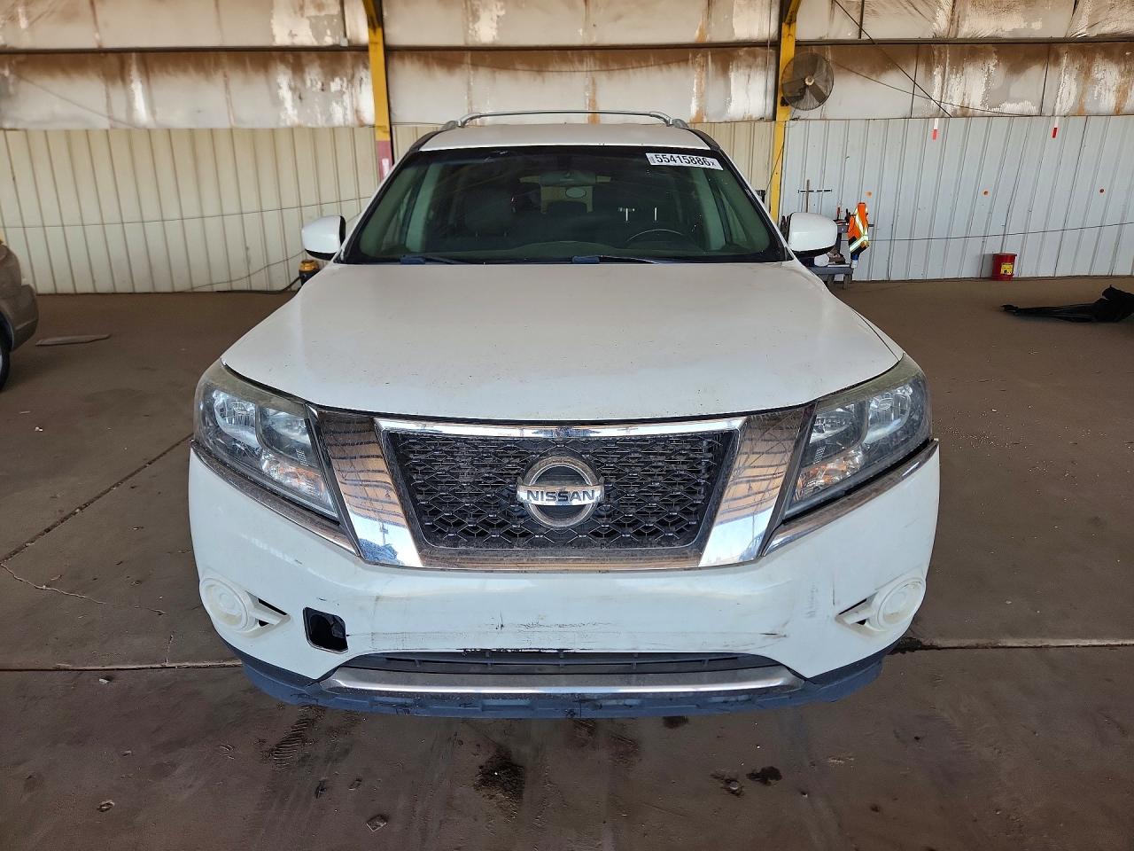 2013 Nissan Pathfinder S White vin: 5N1AR2MNXDC681277