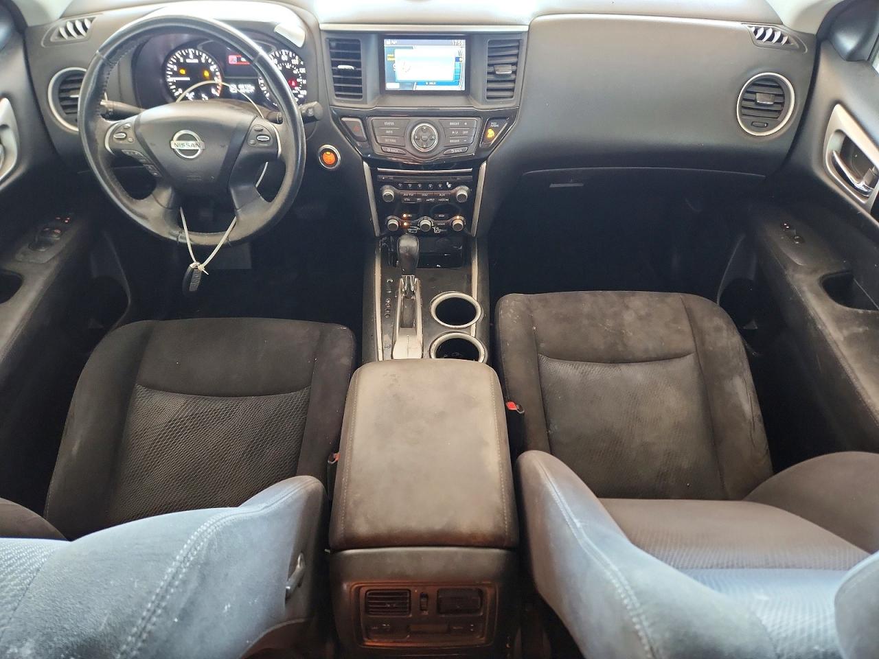 2013 Nissan Pathfinder S White vin: 5N1AR2MNXDC681277
