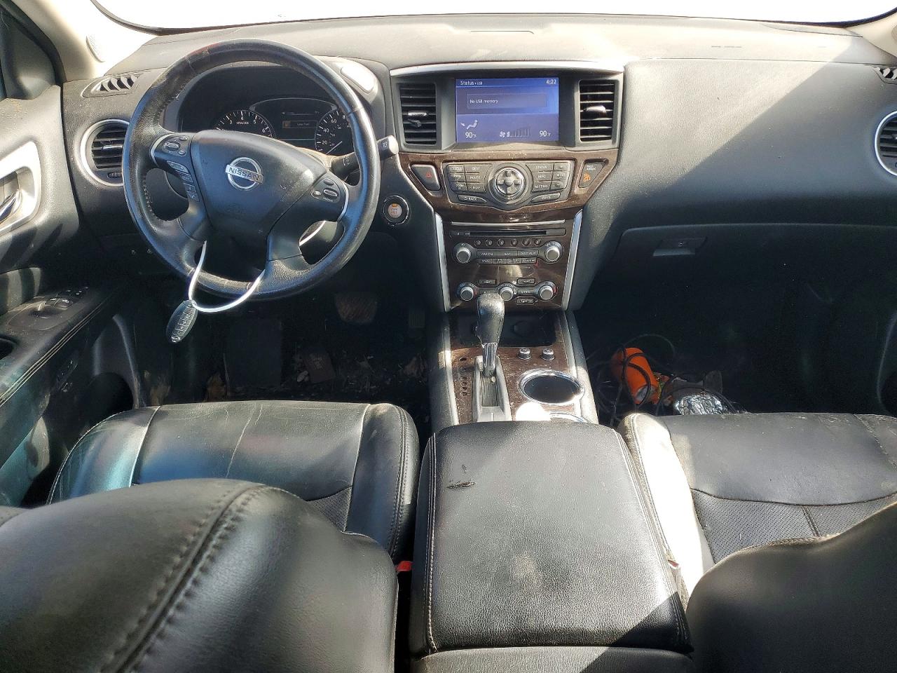 2013 Nissan Pathfinder S White vin: 5N1AR2MNXDC683515