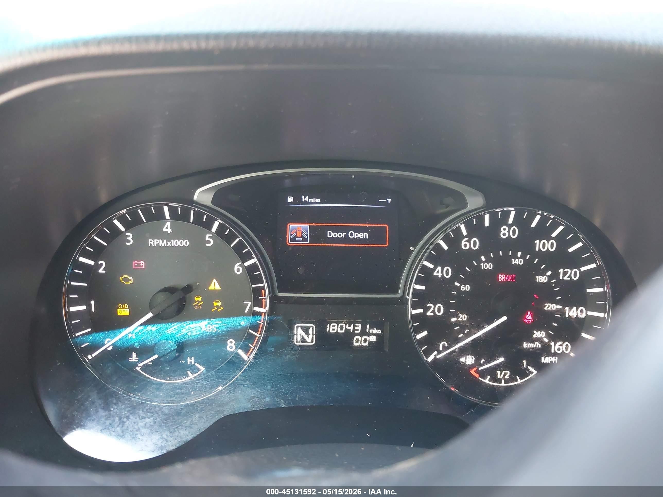 2014 Nissan Pathfinder Sl Black vin: 5N1AR2MNXEC617080