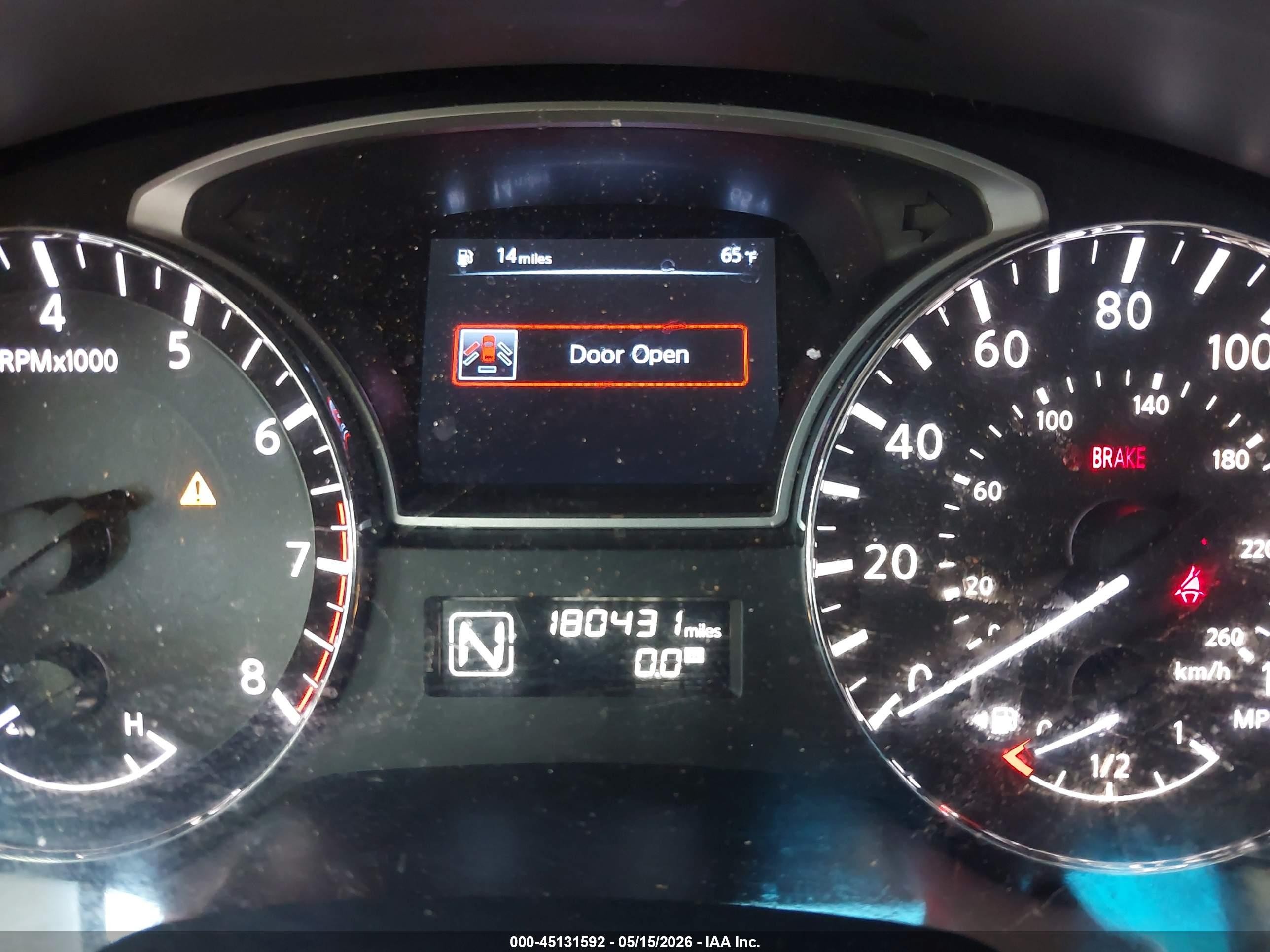 2014 Nissan Pathfinder Sl Black vin: 5N1AR2MNXEC617080