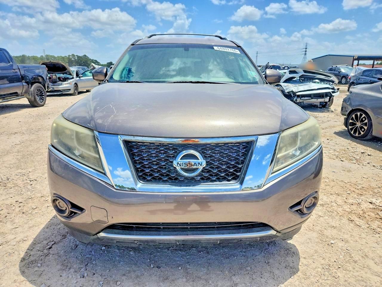 2014 Nissan Pathfinder S Tan vin: 5N1AR2MNXEC617936