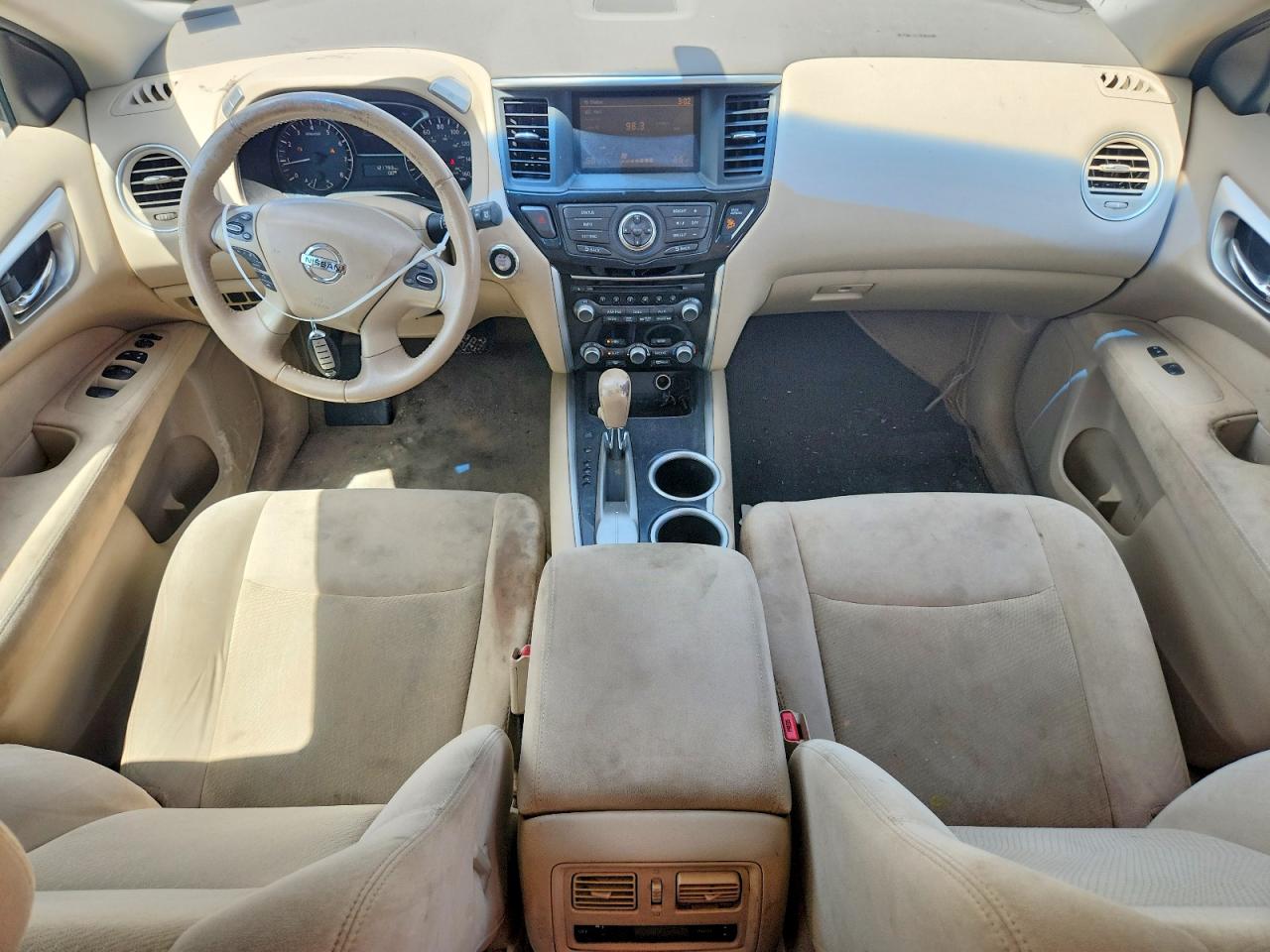 2014 Nissan Pathfinder S Tan vin: 5N1AR2MNXEC617936