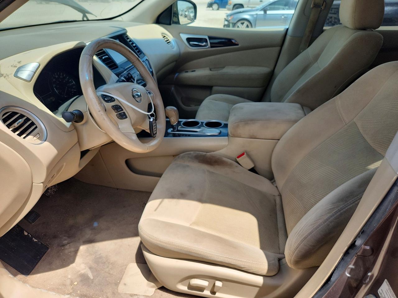 2014 Nissan Pathfinder S Tan vin: 5N1AR2MNXEC617936