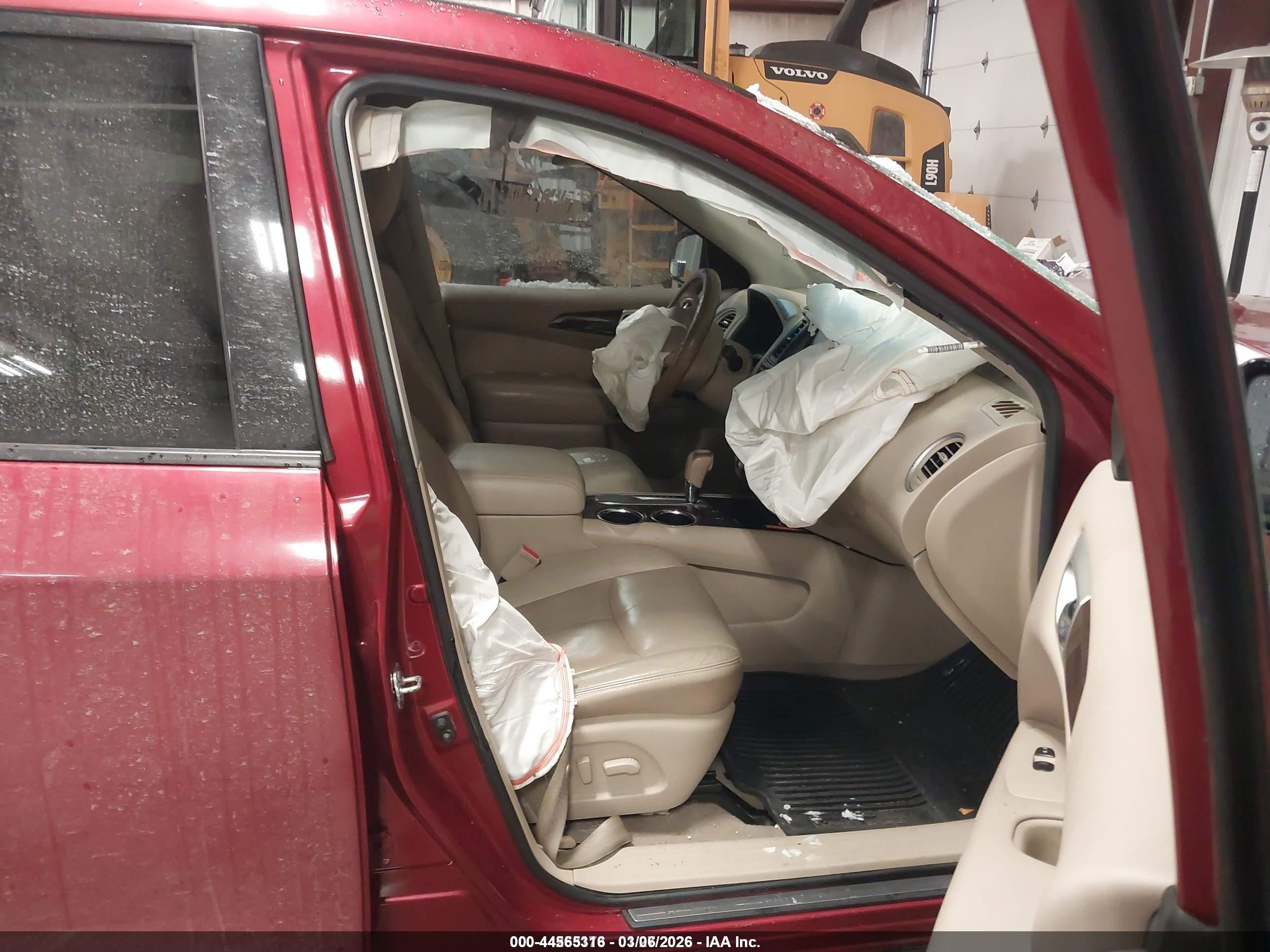 2014 Nissan Pathfinder Sl Burgundy vin: 5N1AR2MNXEC634669