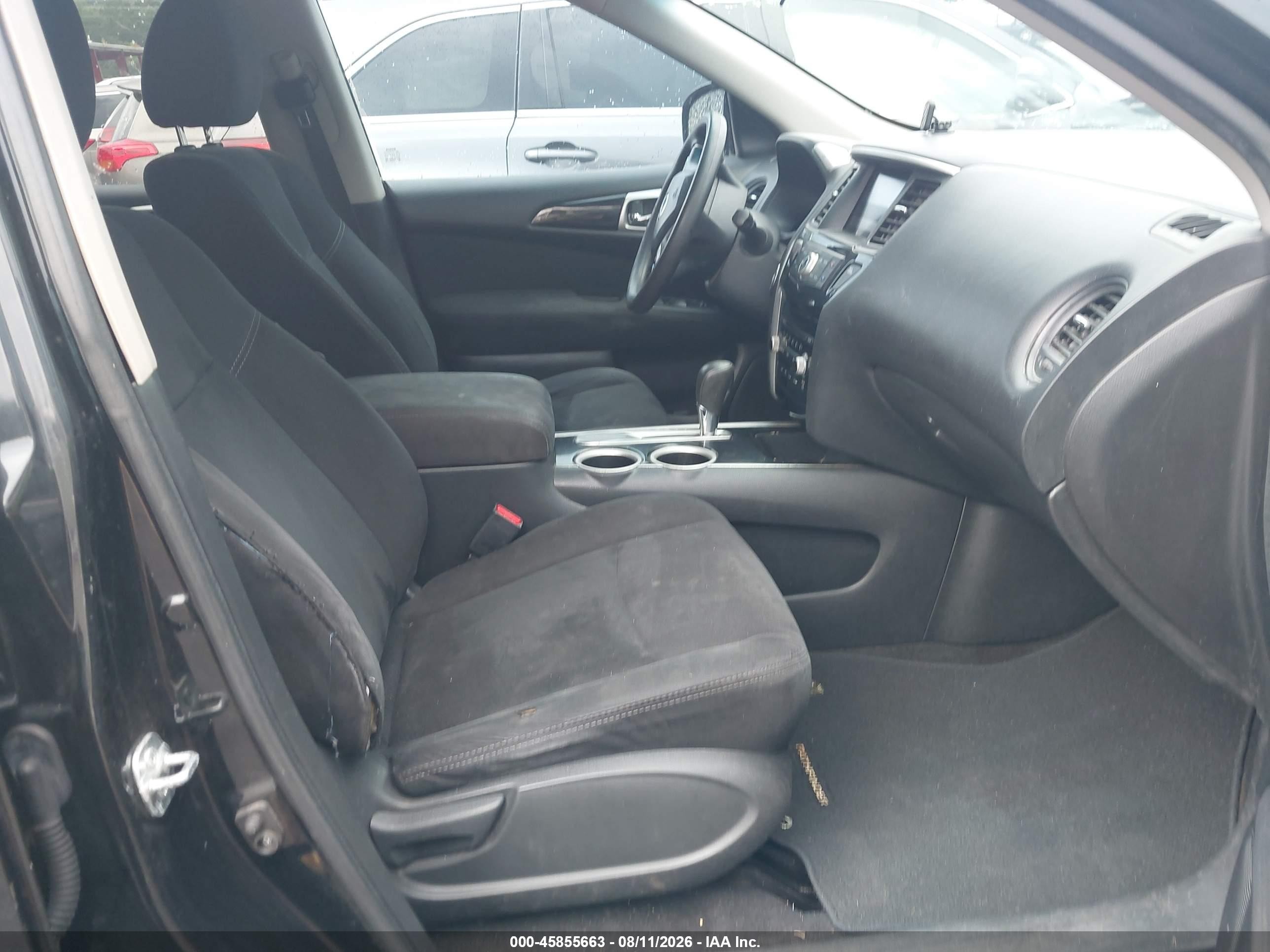 2014 Nissan Pathfinder S Black vin: 5N1AR2MNXEC637488