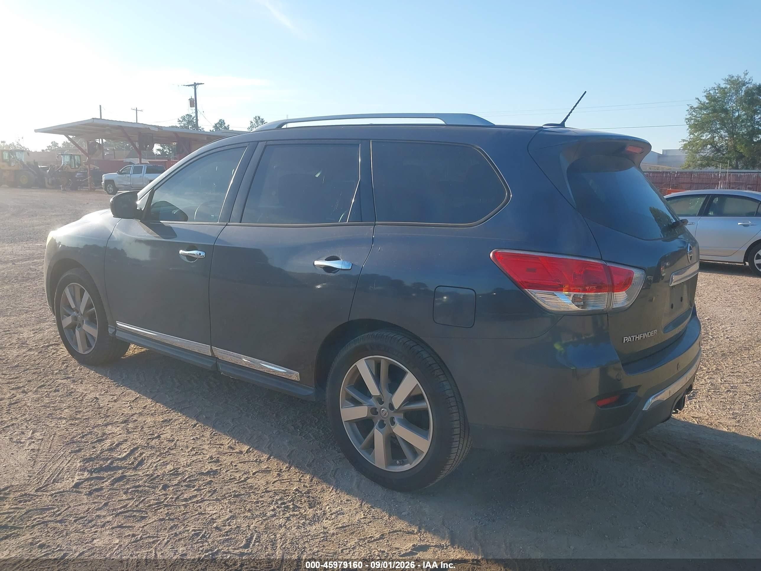 2014 Nissan Pathfinder Platinum Gray vin: 5N1AR2MNXEC637524