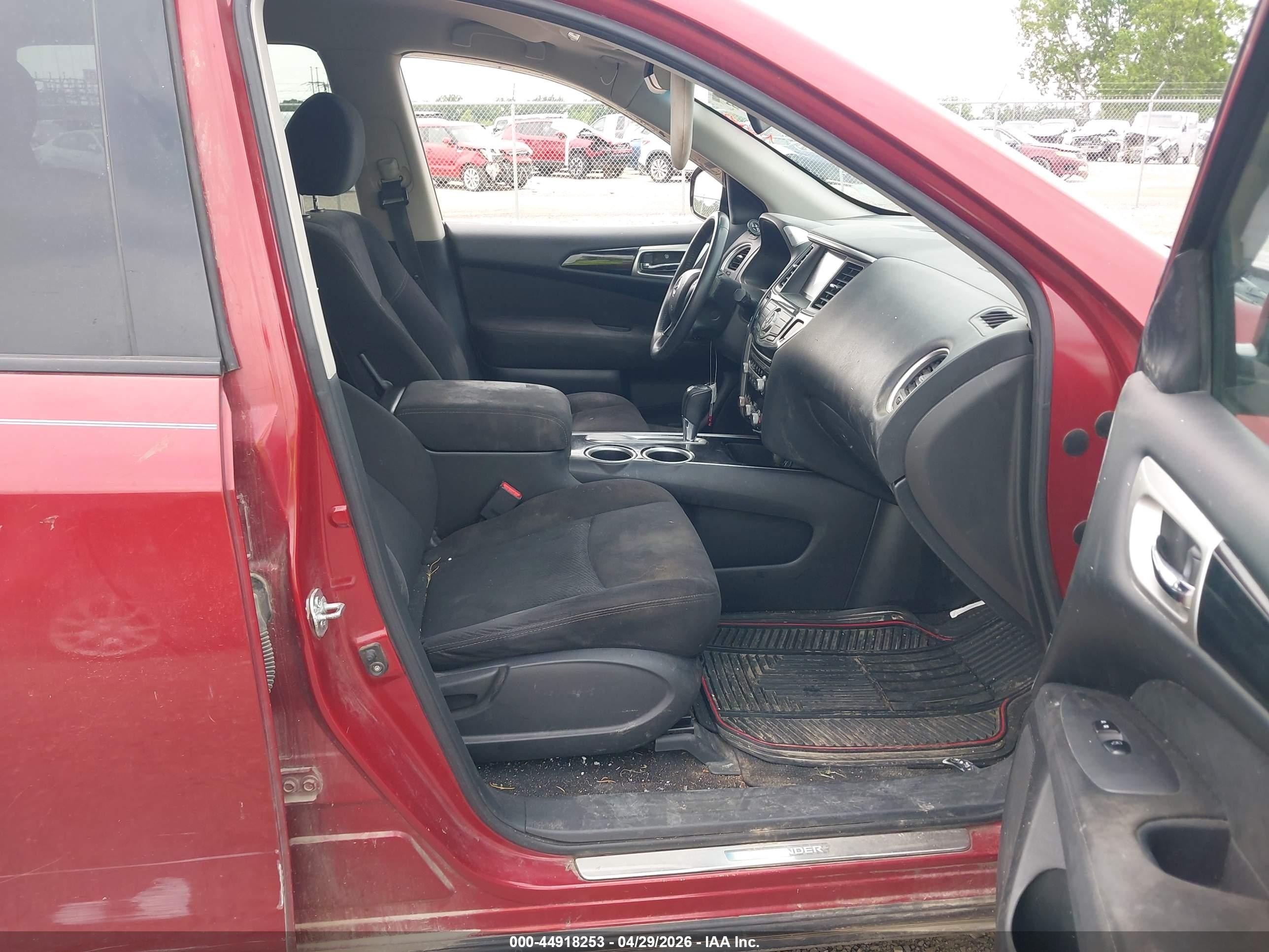 2014 Nissan Pathfinder Sv Burgundy vin: 5N1AR2MNXEC639323