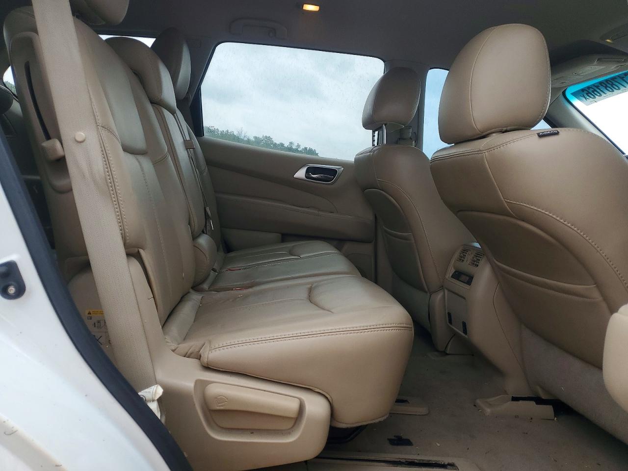 2014 Nissan Pathfinder Sl White vin: 5N1AR2MNXEC643520