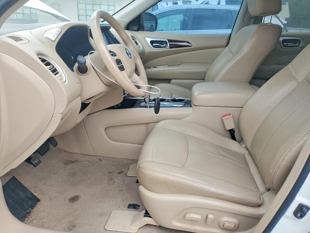 2014 Nissan Pathfinder Sl White vin: 5N1AR2MNXEC643520