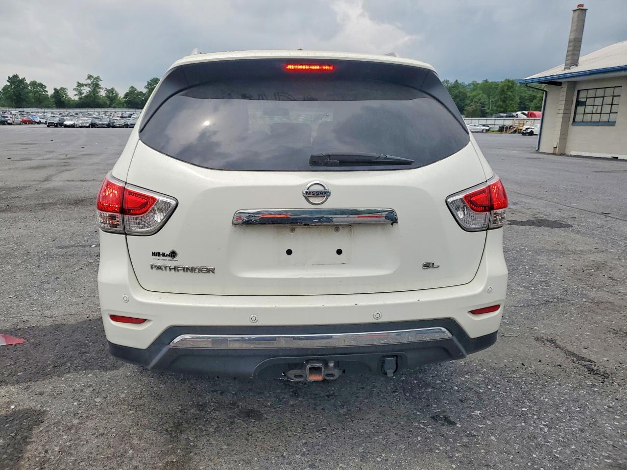 2014 Nissan Pathfinder Sl White vin: 5N1AR2MNXEC643520
