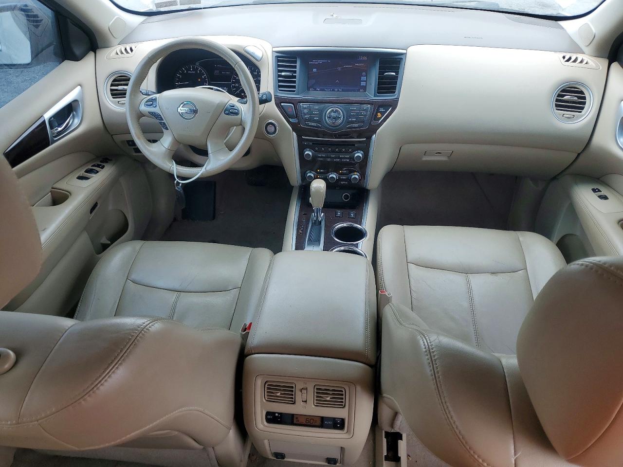 2014 Nissan Pathfinder Sl White vin: 5N1AR2MNXEC643520