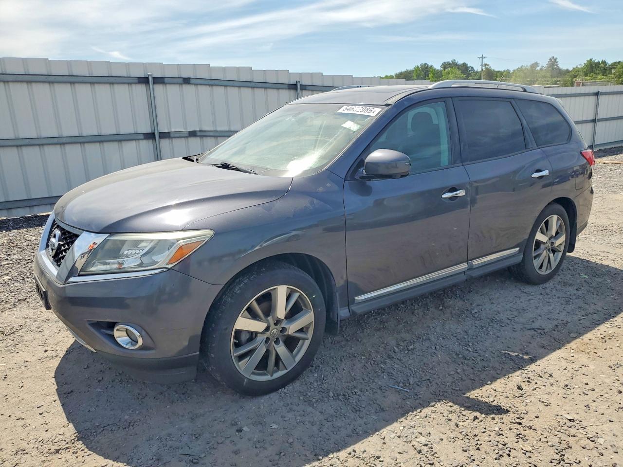 2014 Nissan Pathfinder S Gray vin: 5N1AR2MNXEC646756
