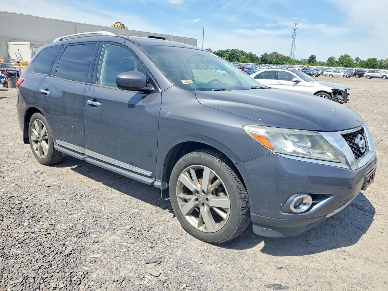 2014 Nissan Pathfinder S Gray vin: 5N1AR2MNXEC646756