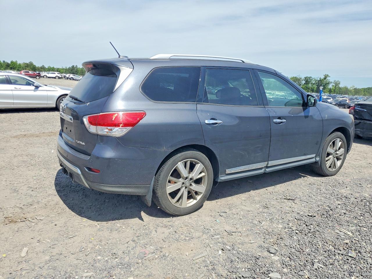 2014 Nissan Pathfinder S Gray vin: 5N1AR2MNXEC646756