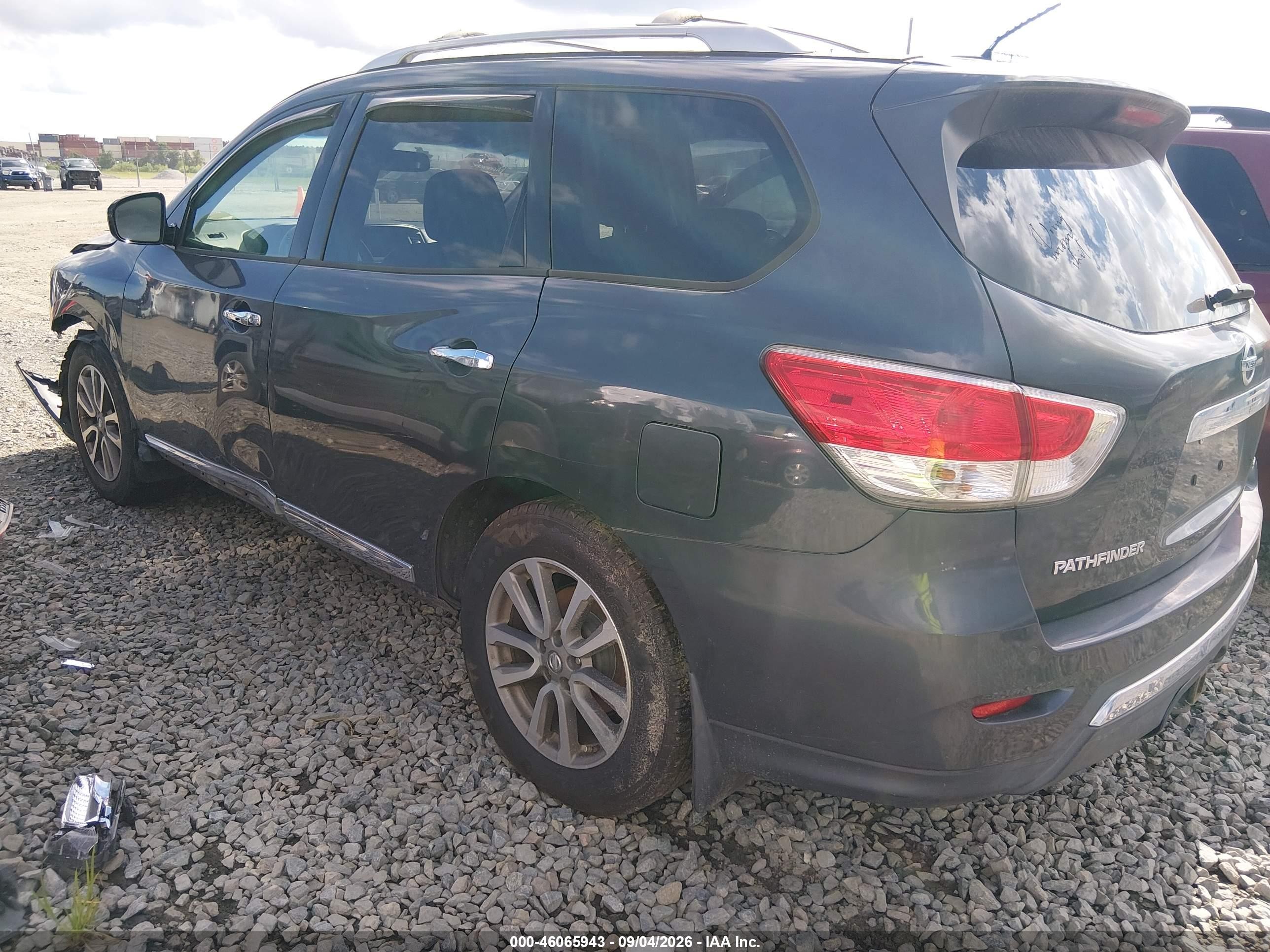 2014 Nissan Pathfinder Sl Blue vin: 5N1AR2MNXEC648524