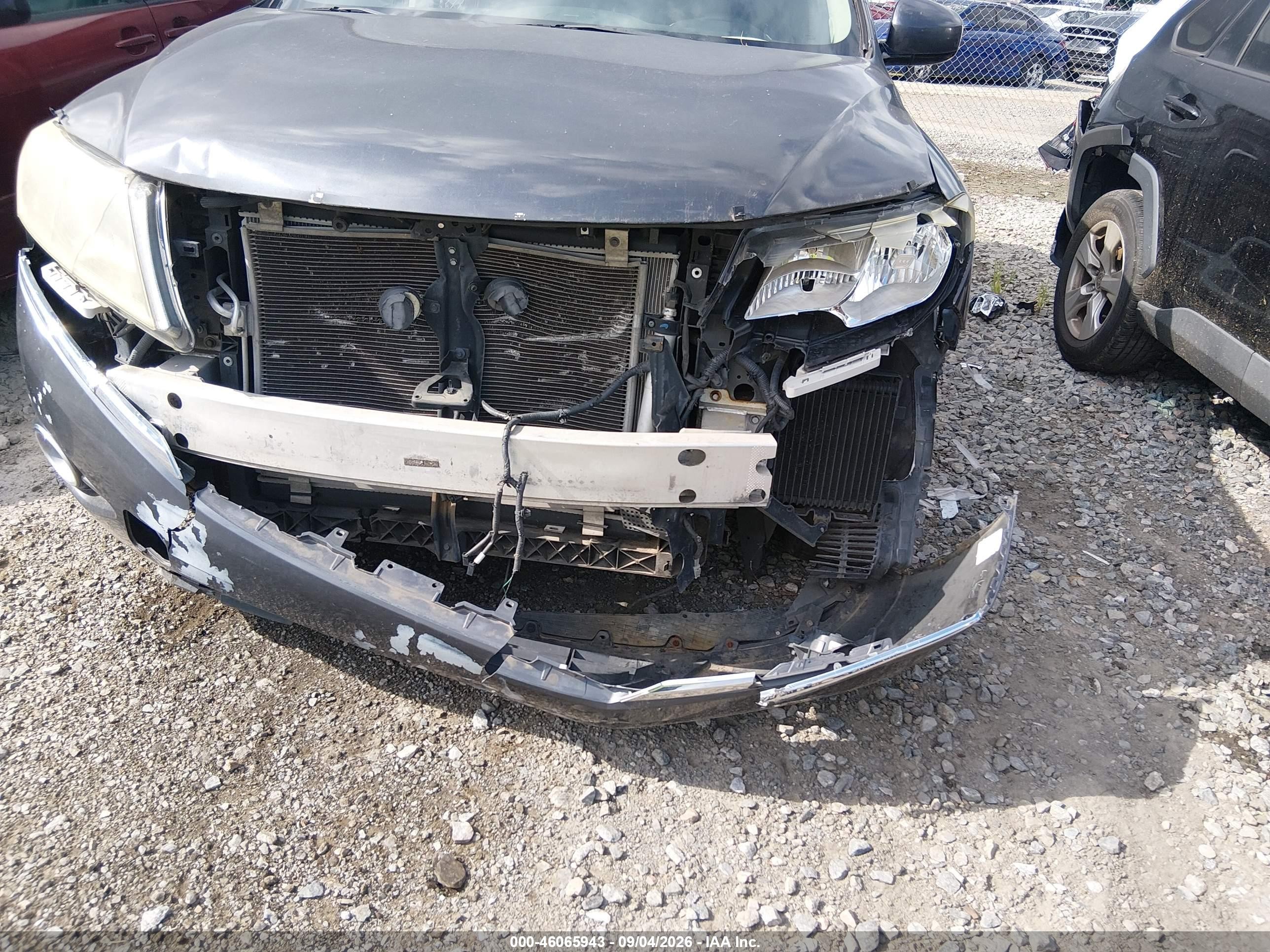 2014 Nissan Pathfinder Sl Blue vin: 5N1AR2MNXEC648524