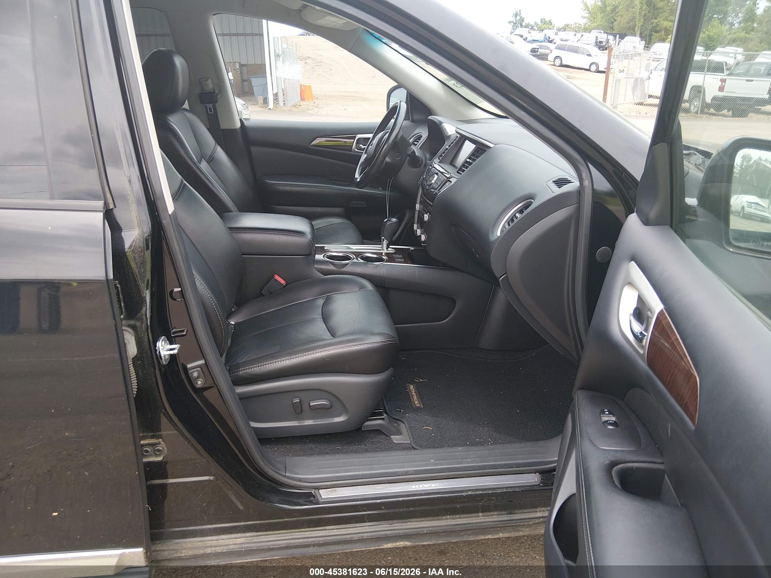 2014 Nissan Pathfinder Sl Black vin: 5N1AR2MNXEC693964