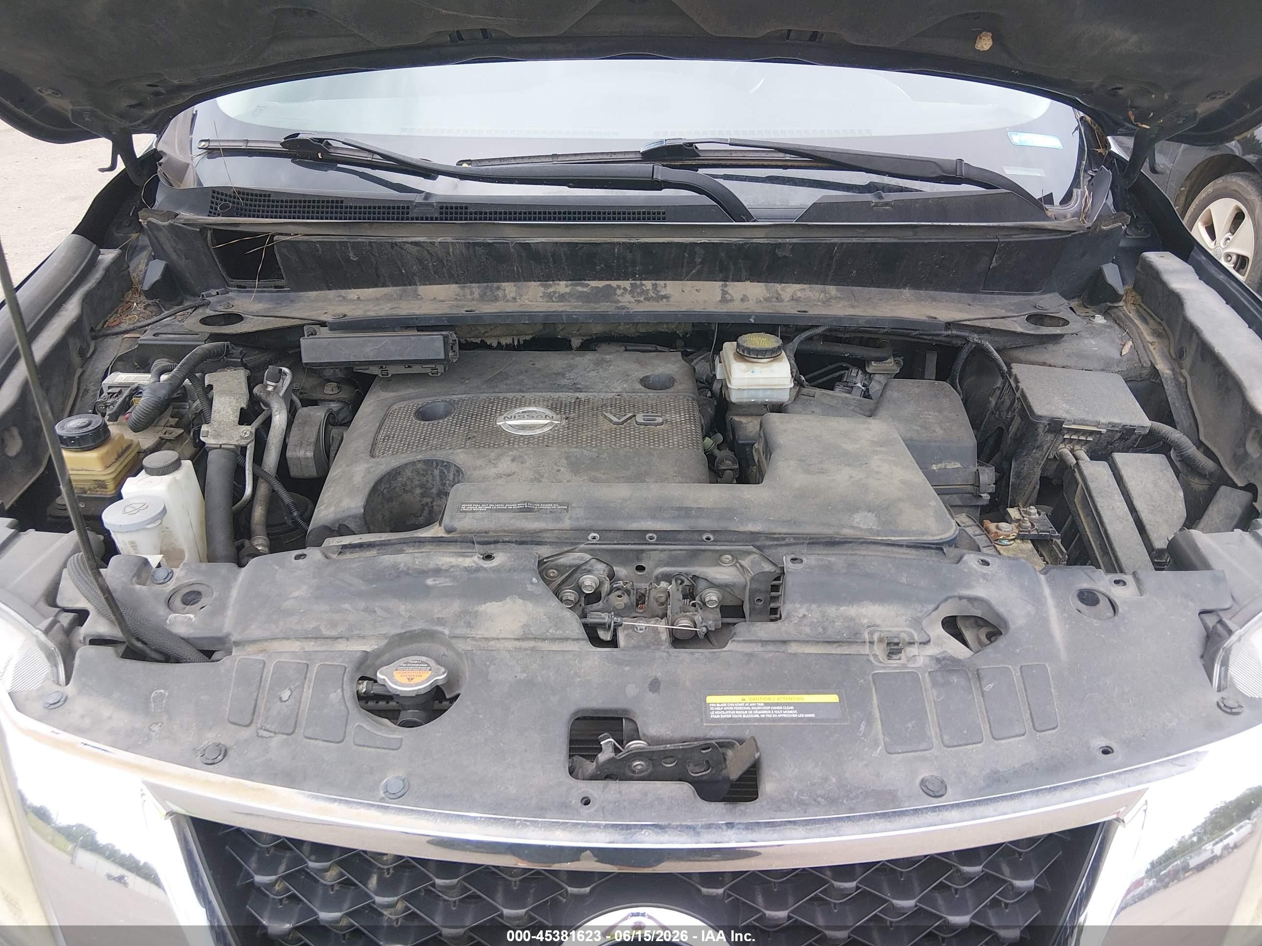 2014 Nissan Pathfinder Sl Black vin: 5N1AR2MNXEC693964
