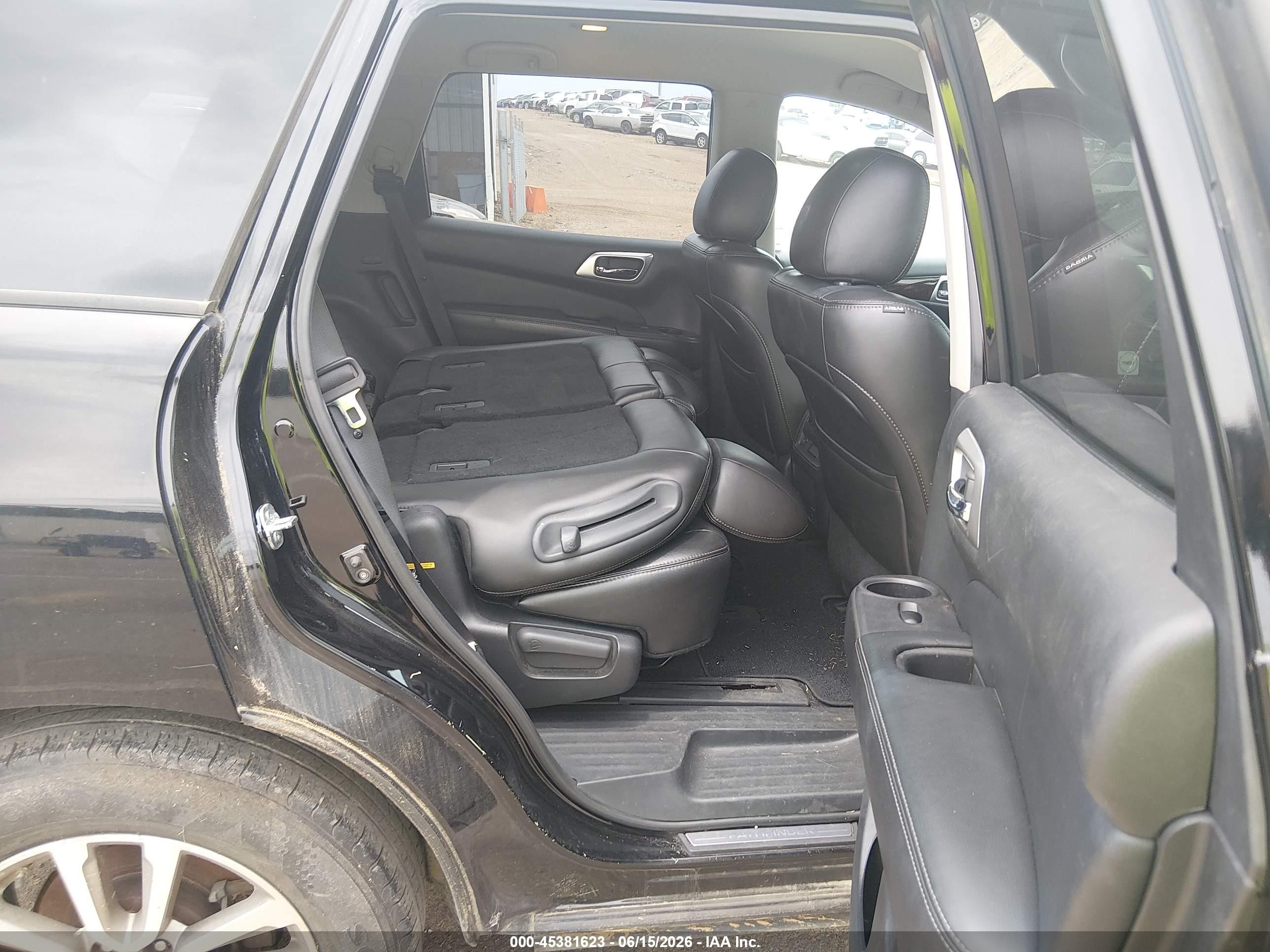 2014 Nissan Pathfinder Sl Black vin: 5N1AR2MNXEC693964