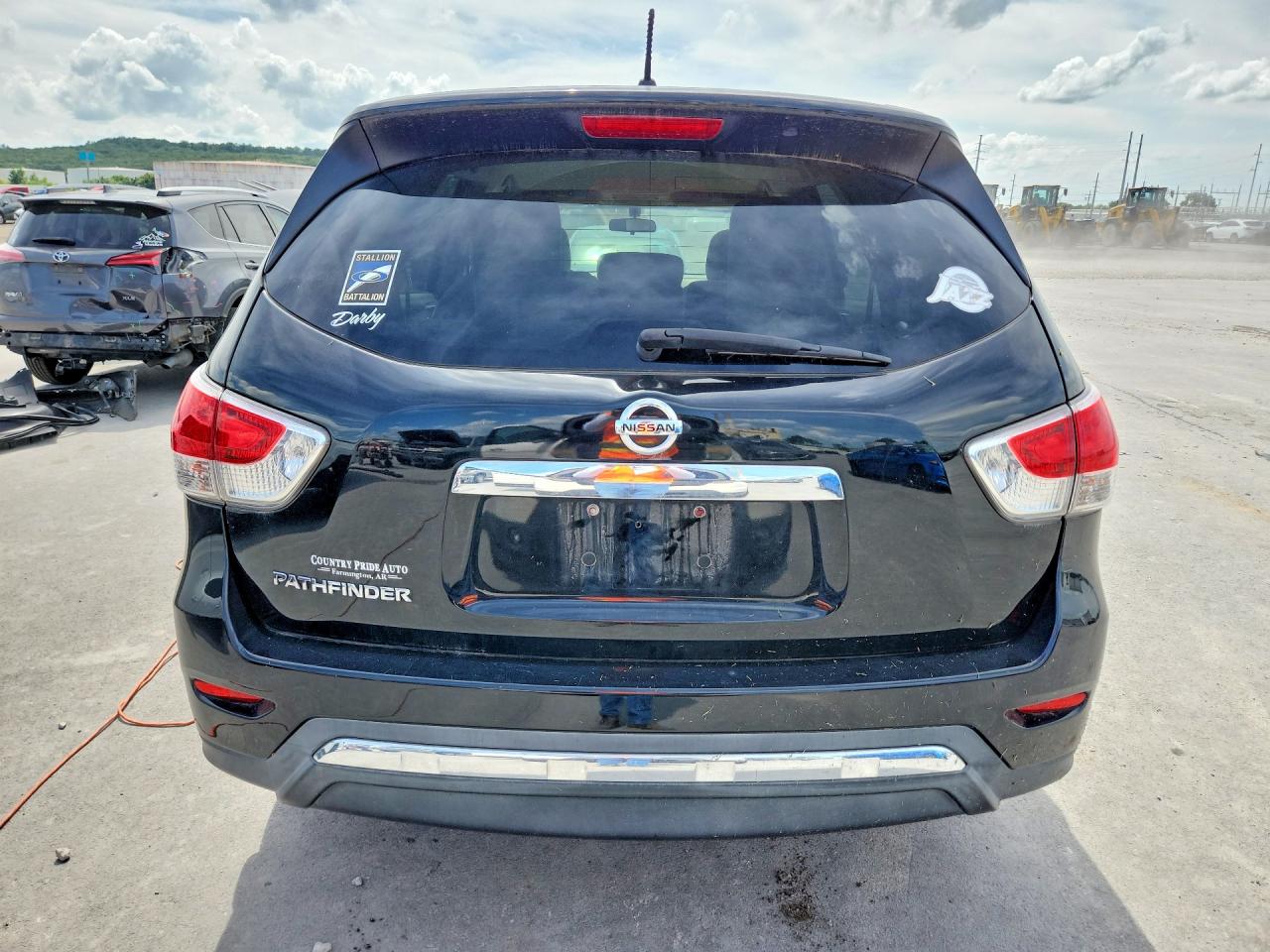 2014 Nissan Pathfinder S Black vin: 5N1AR2MNXEC711329