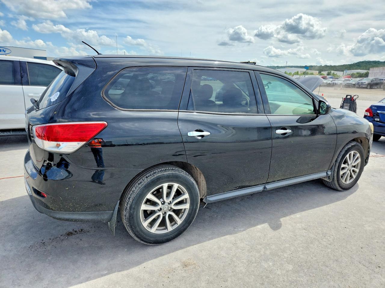 2014 Nissan Pathfinder S Black vin: 5N1AR2MNXEC711329
