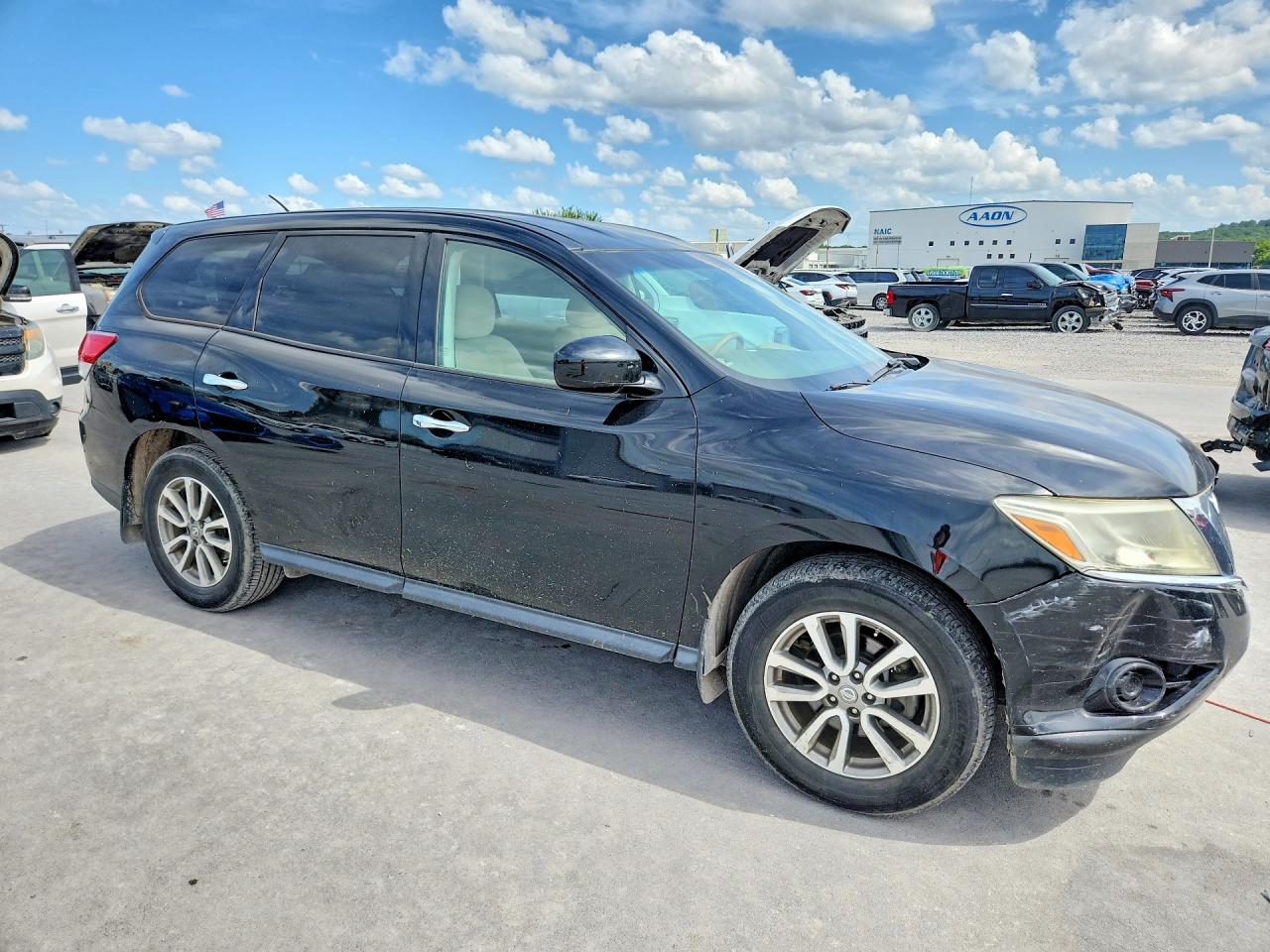 2014 Nissan Pathfinder S Black vin: 5N1AR2MNXEC711329