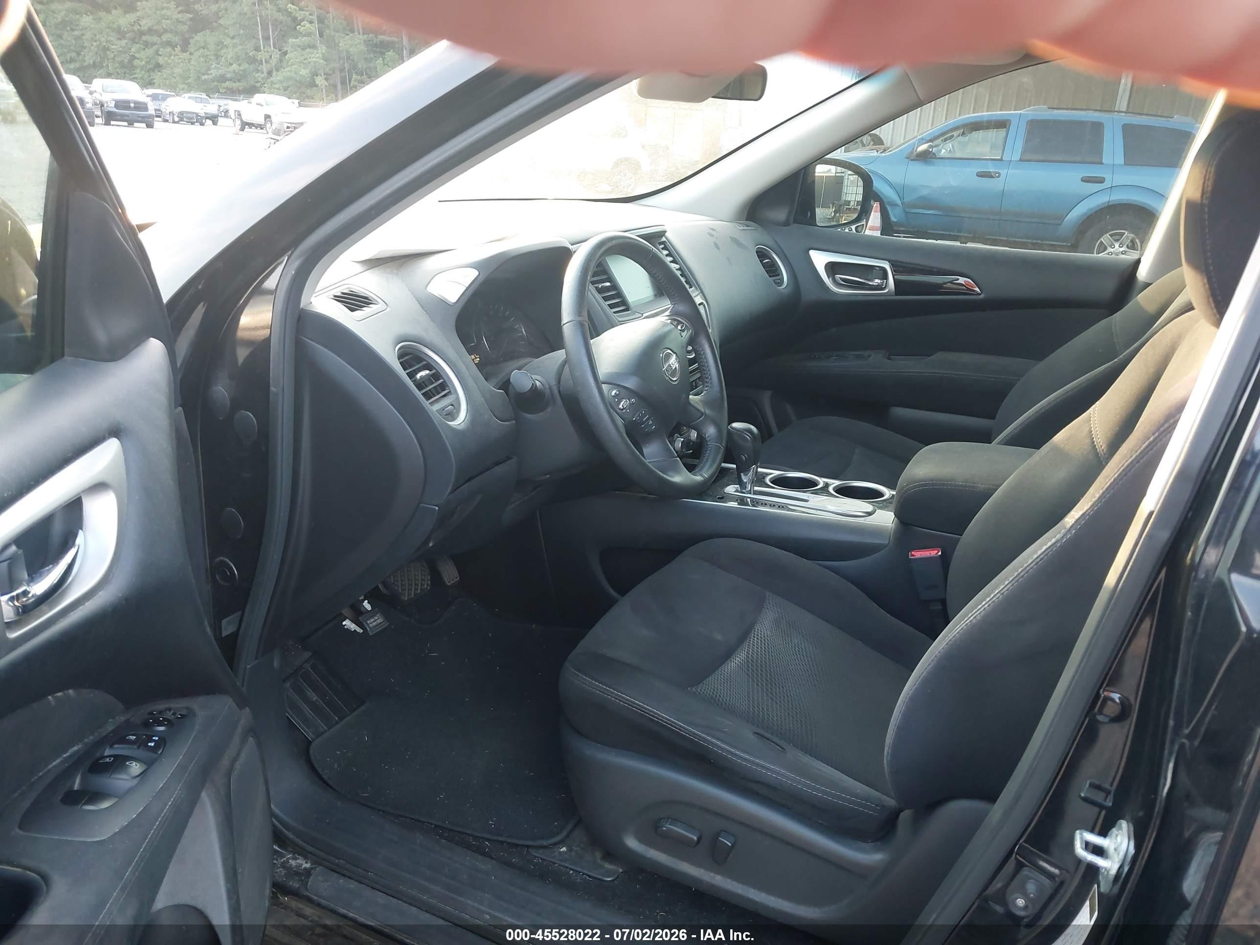 2014 Nissan Pathfinder Sv Black vin: 5N1AR2MNXEC735579