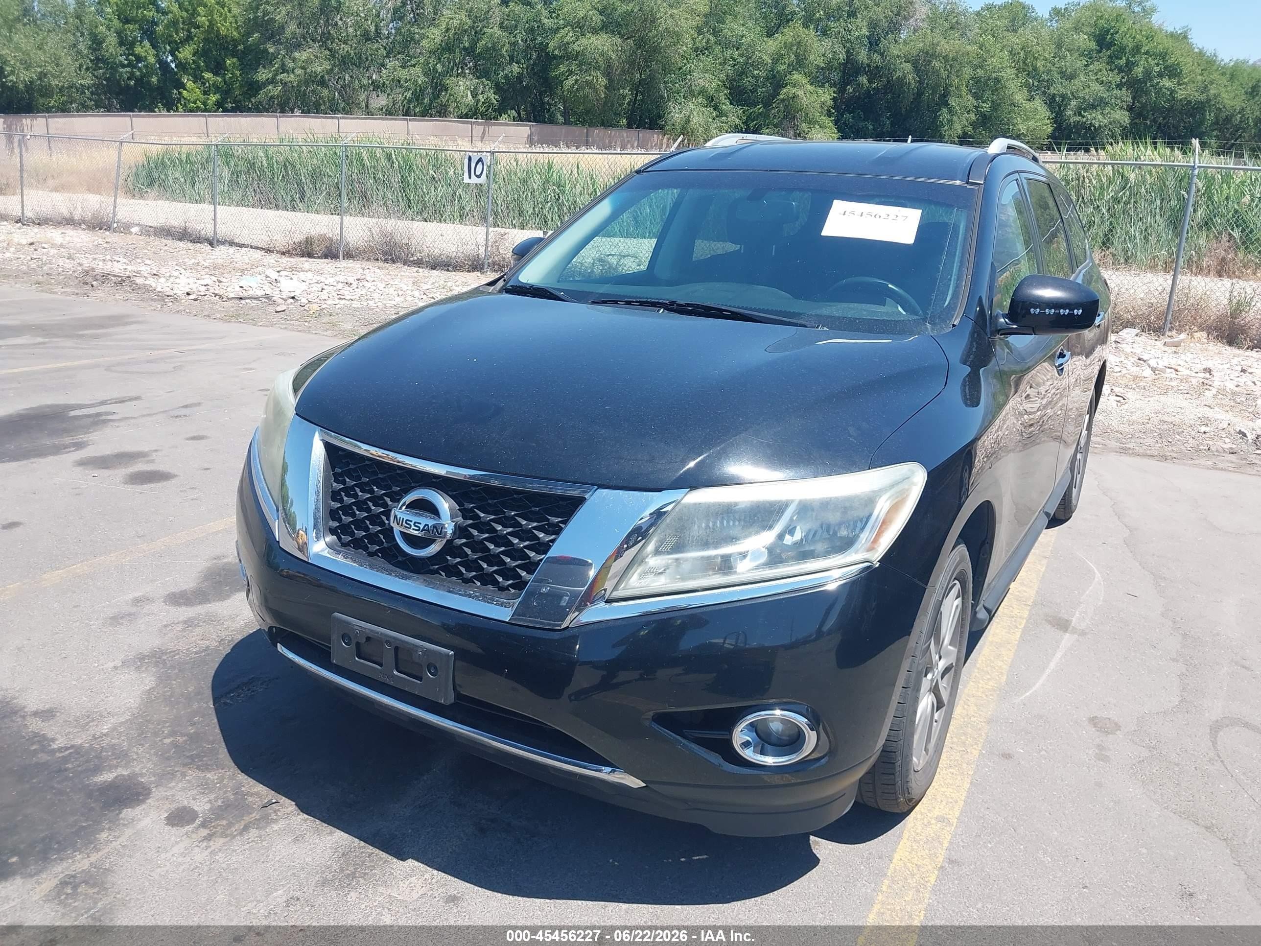 2015 Nissan Pathfinder Platinum/s/sl/sv Black vin: 5N1AR2MNXFC602449