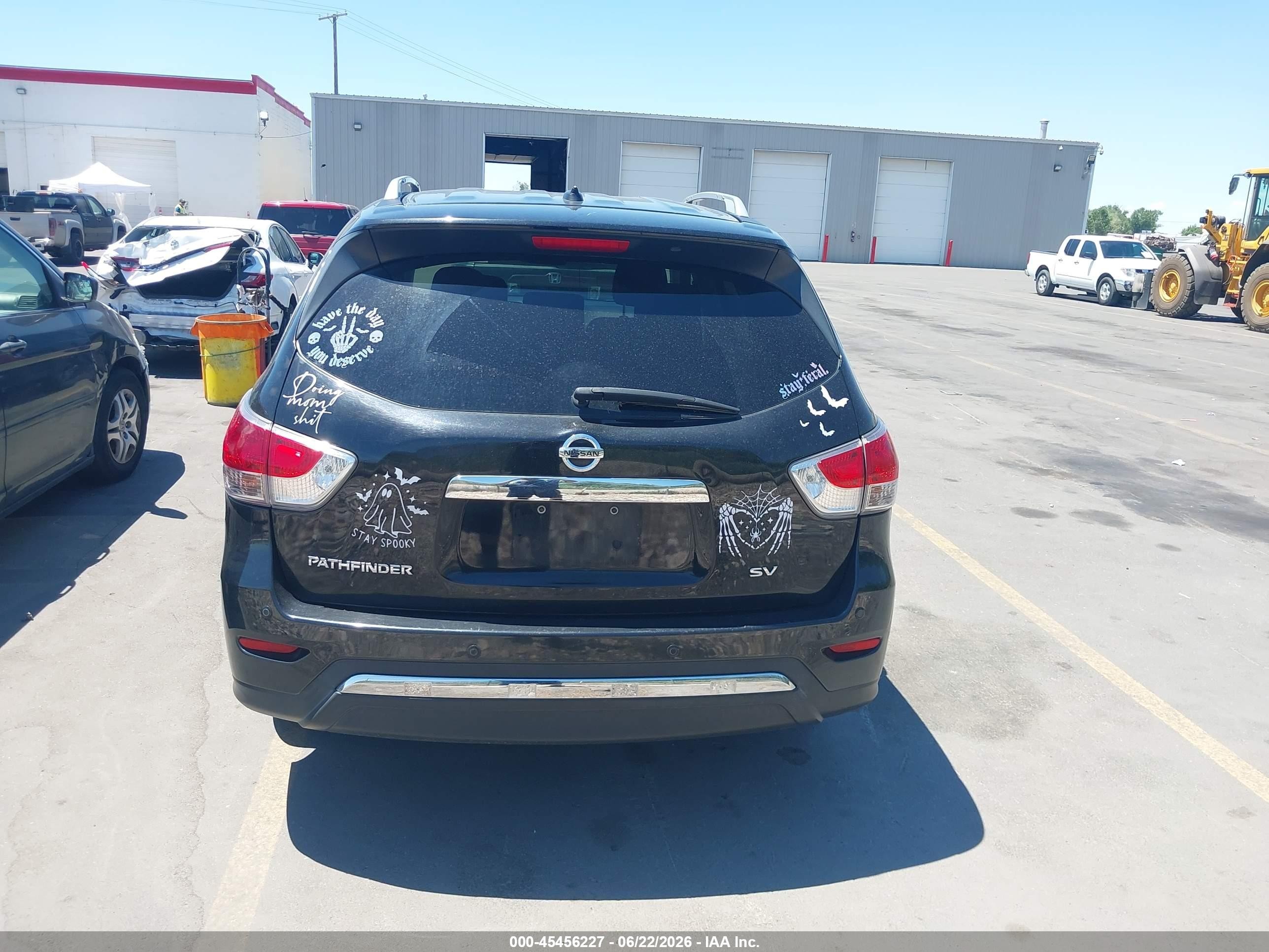 2015 Nissan Pathfinder Platinum/s/sl/sv Black vin: 5N1AR2MNXFC602449