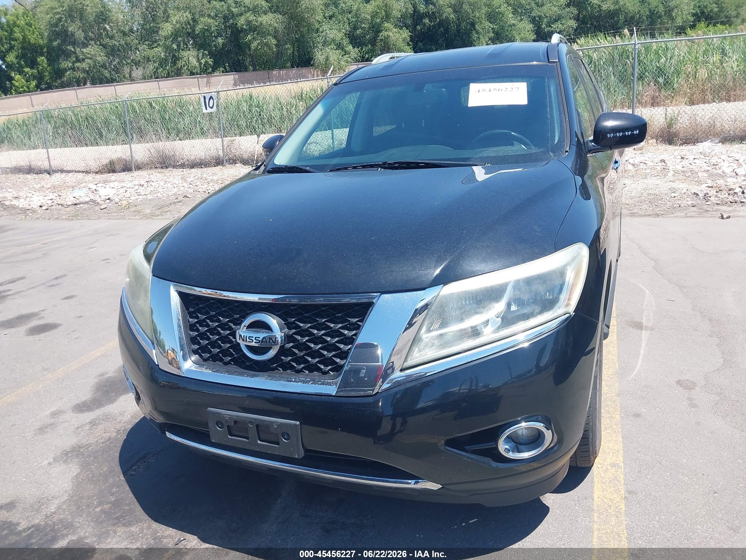 2015 Nissan Pathfinder Platinum/s/sl/sv Black vin: 5N1AR2MNXFC602449