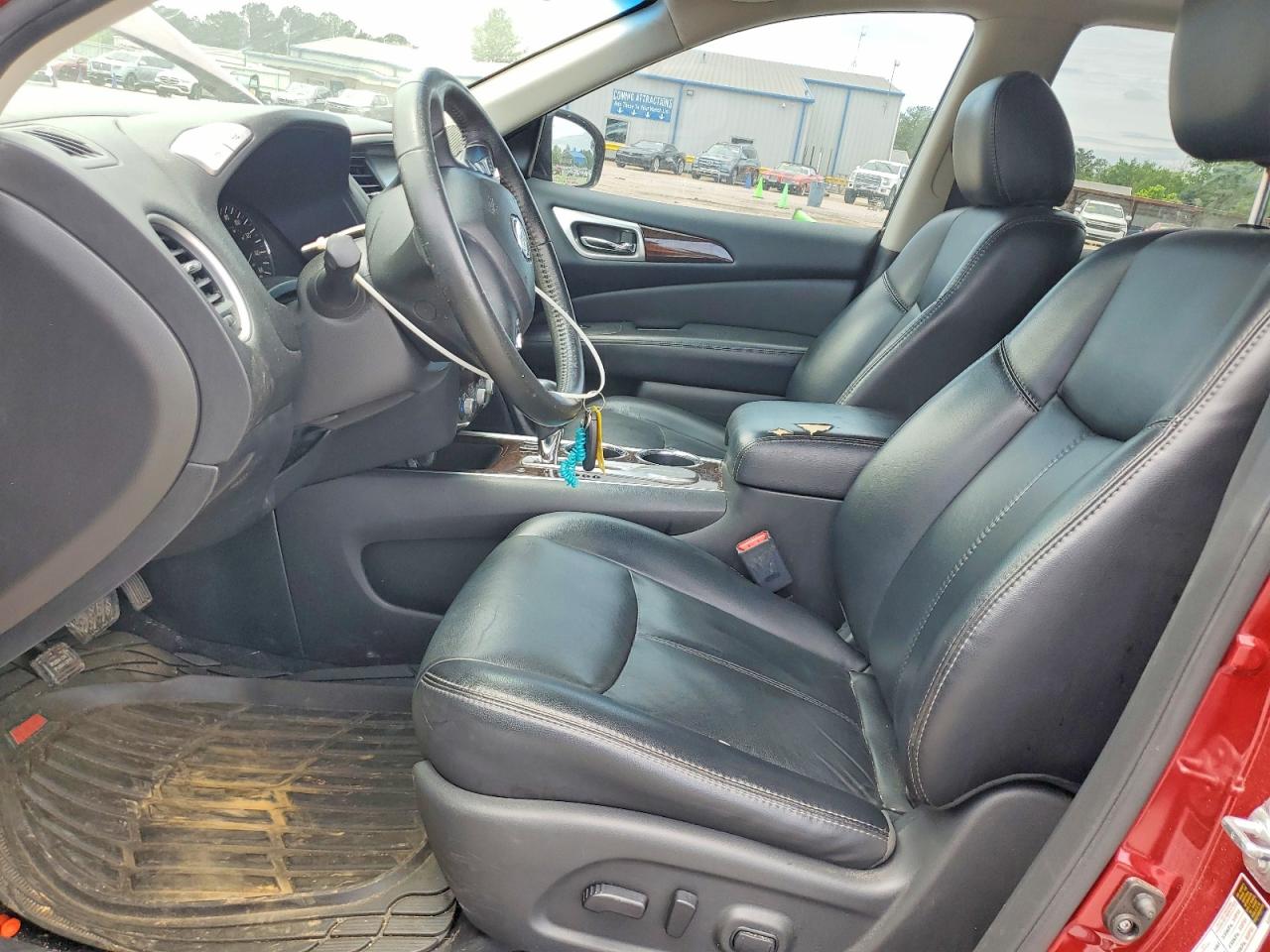 2015 Nissan Pathfinder Sl Red vin: 5N1AR2MNXFC604850