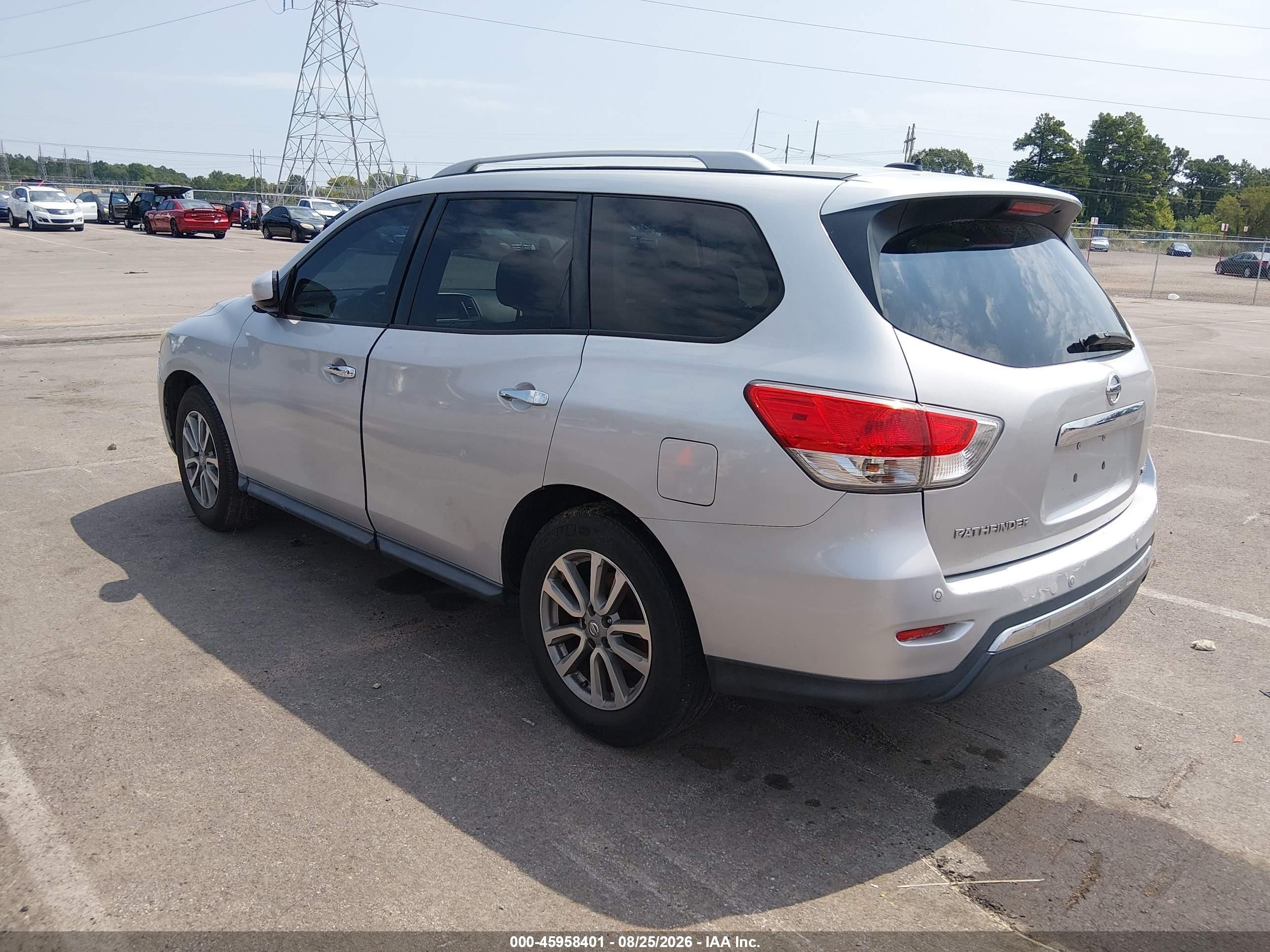 2015 Nissan Pathfinder Platinum/s/sl/sv Серый vin: 5N1AR2MNXFC606999