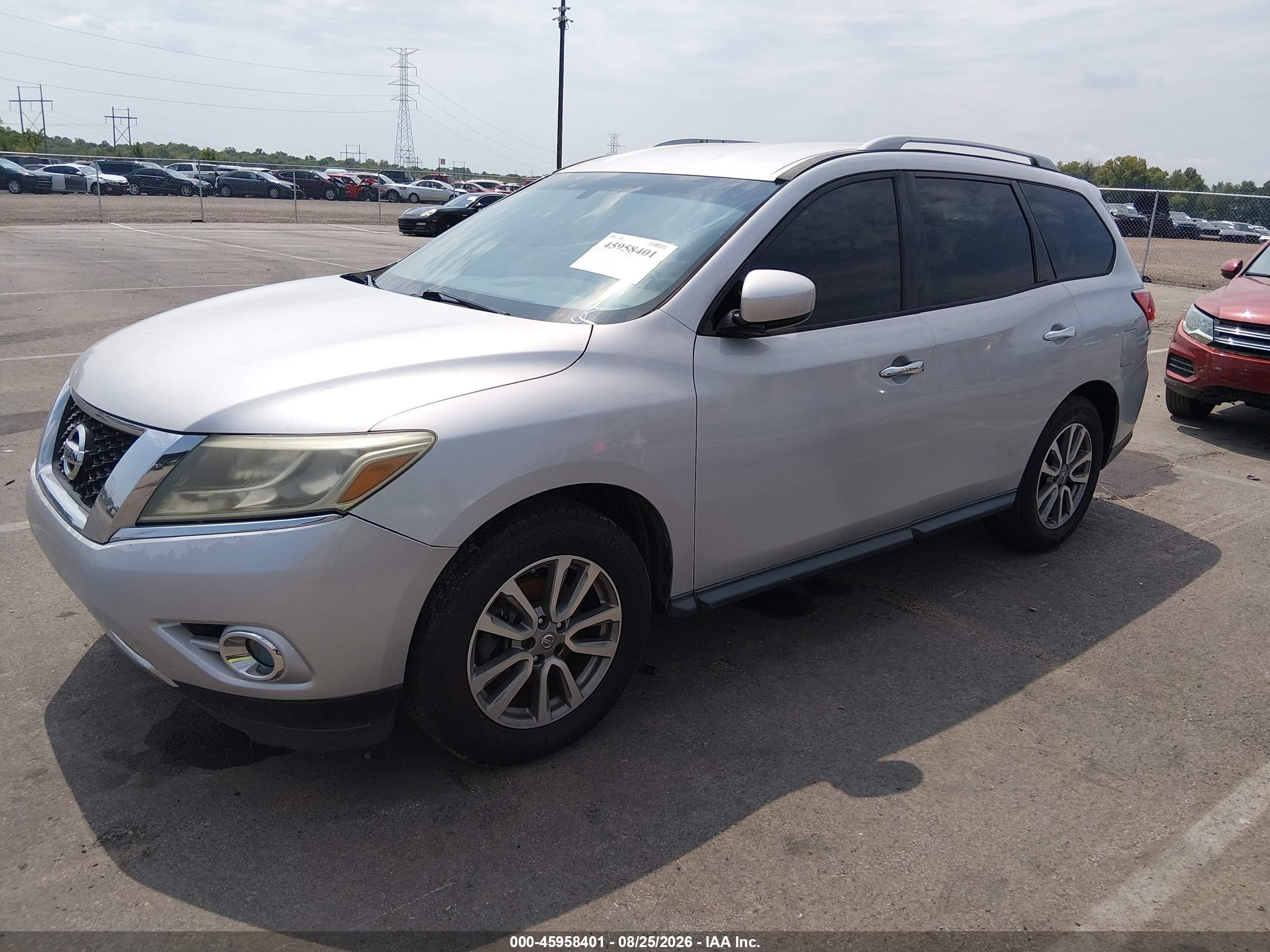 2015 Nissan Pathfinder Platinum/s/sl/sv Серый vin: 5N1AR2MNXFC606999