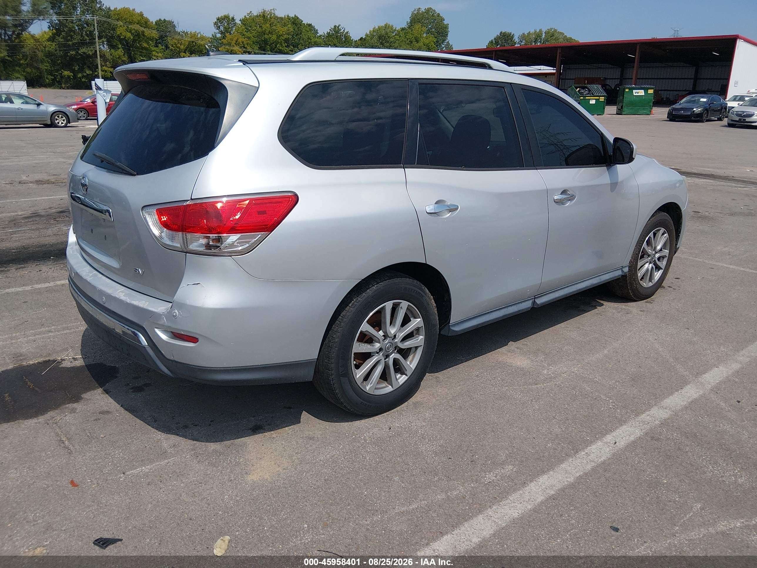 2015 Nissan Pathfinder Platinum/s/sl/sv Серый vin: 5N1AR2MNXFC606999