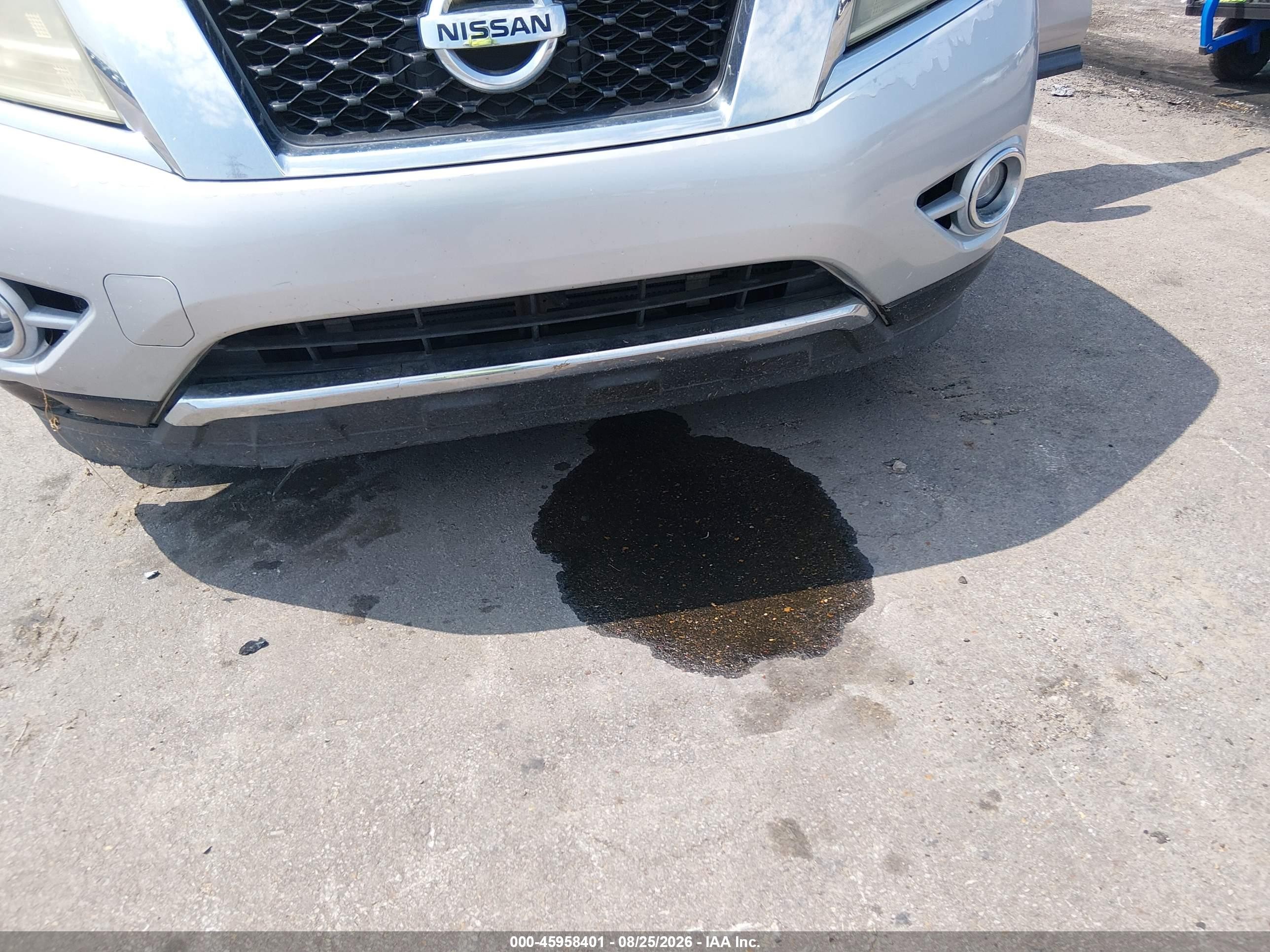 2015 Nissan Pathfinder Platinum/s/sl/sv Серый vin: 5N1AR2MNXFC606999