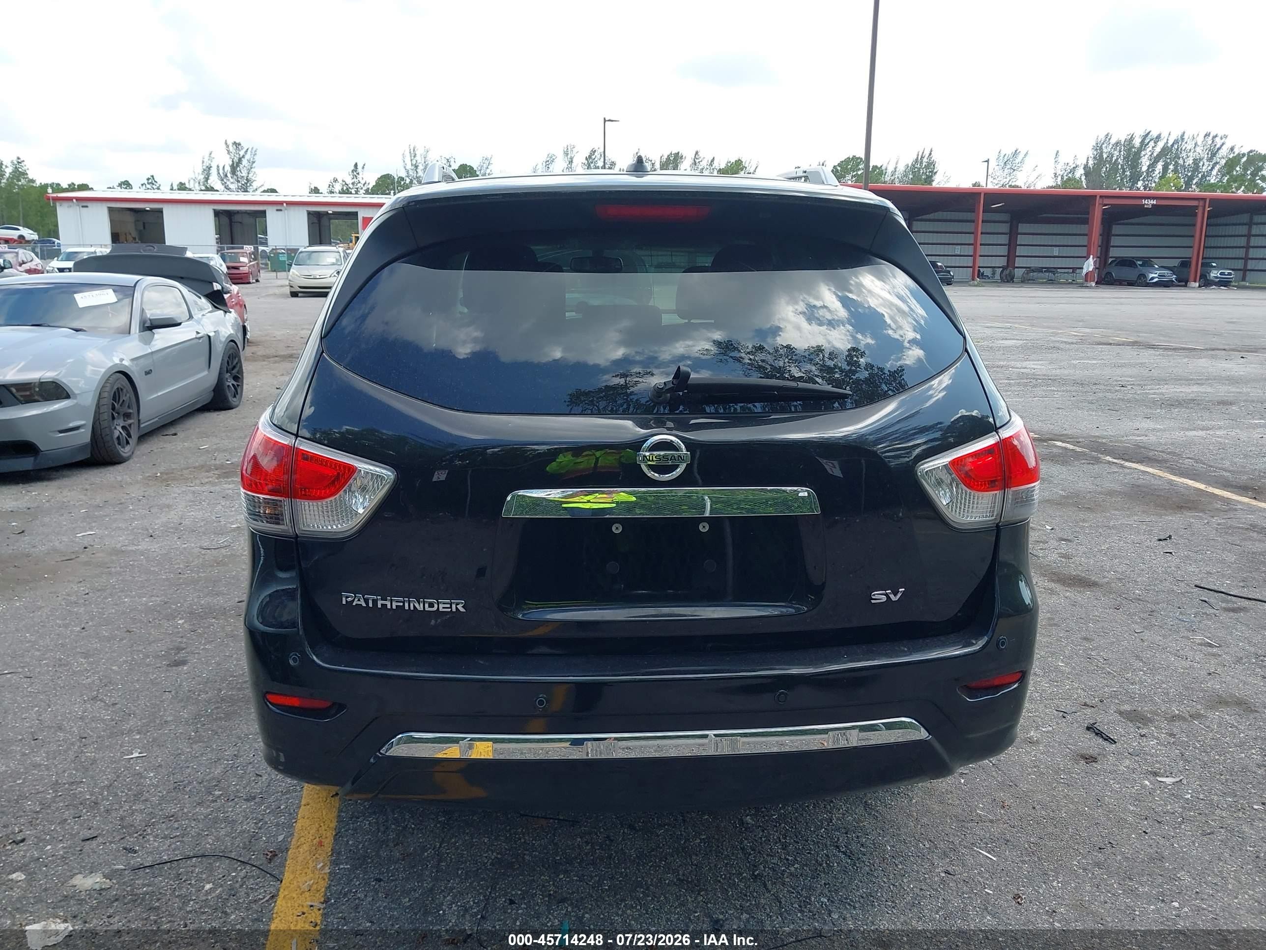 2015 Nissan Pathfinder Platinum/s/sl/sv Black vin: 5N1AR2MNXFC617730