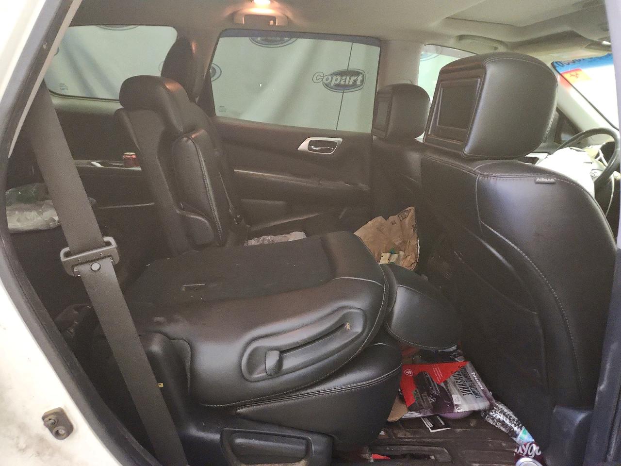 2015 Nissan Pathfinder Platinum Белый vin: 5N1AR2MNXFC624869