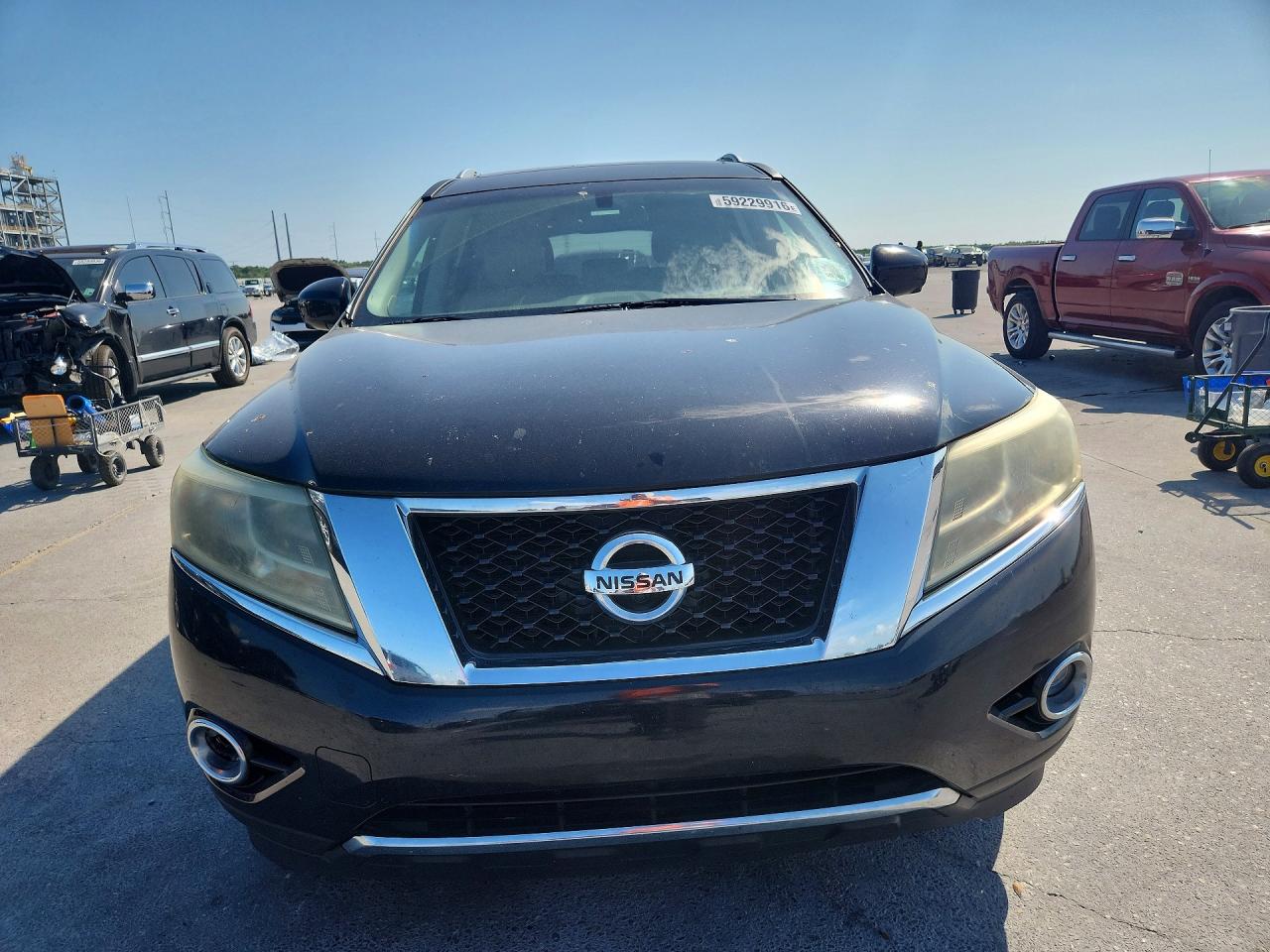 2015 Nissan Pathfinder S Black vin: 5N1AR2MNXFC627917