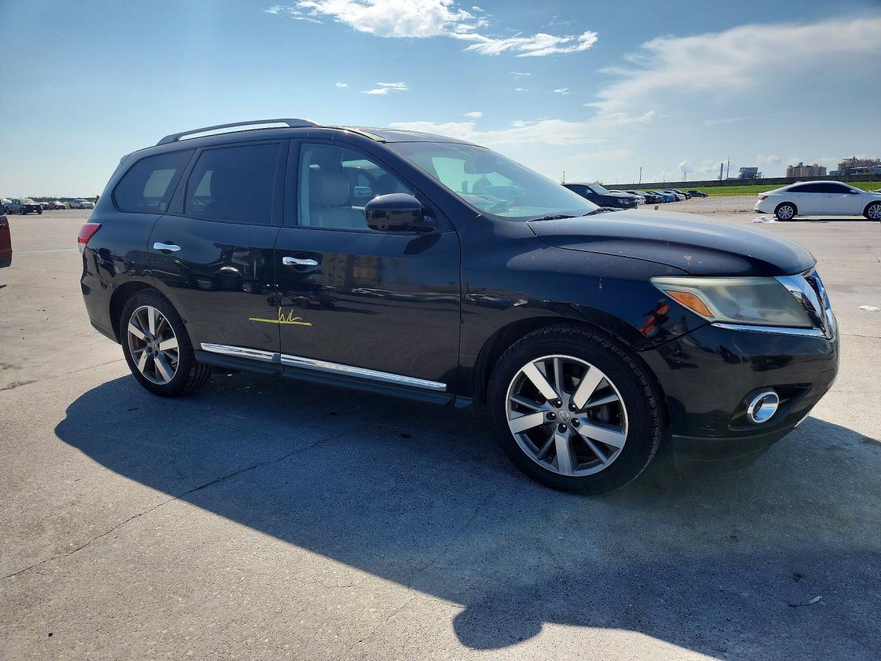 2015 Nissan Pathfinder S Black vin: 5N1AR2MNXFC627917