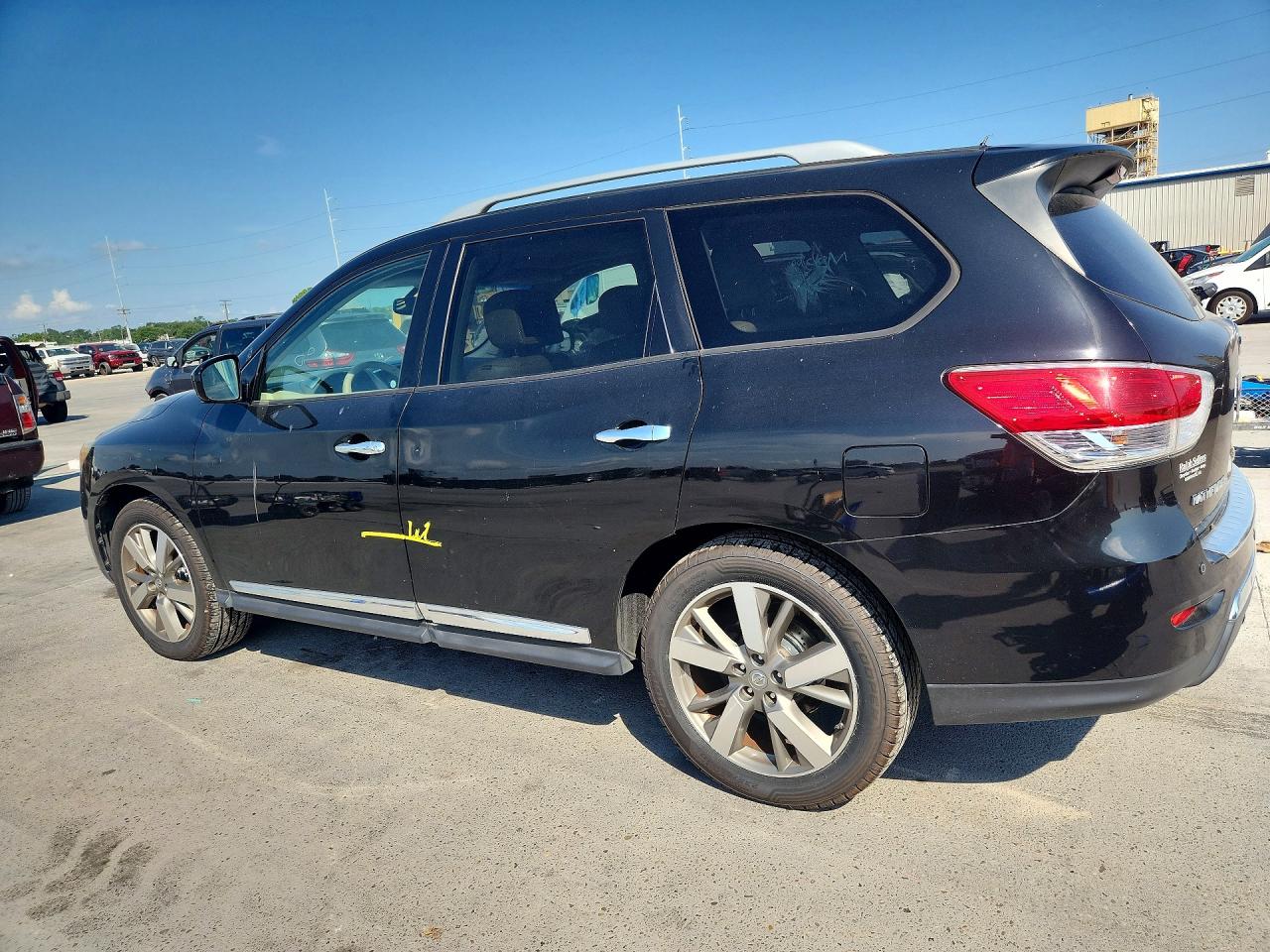 2015 Nissan Pathfinder S Black vin: 5N1AR2MNXFC627917